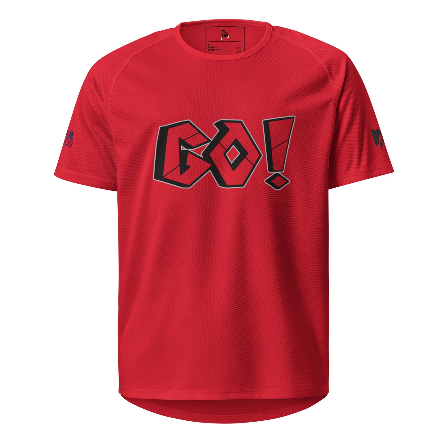 Men's Fitness Sport Jersey- Go! -