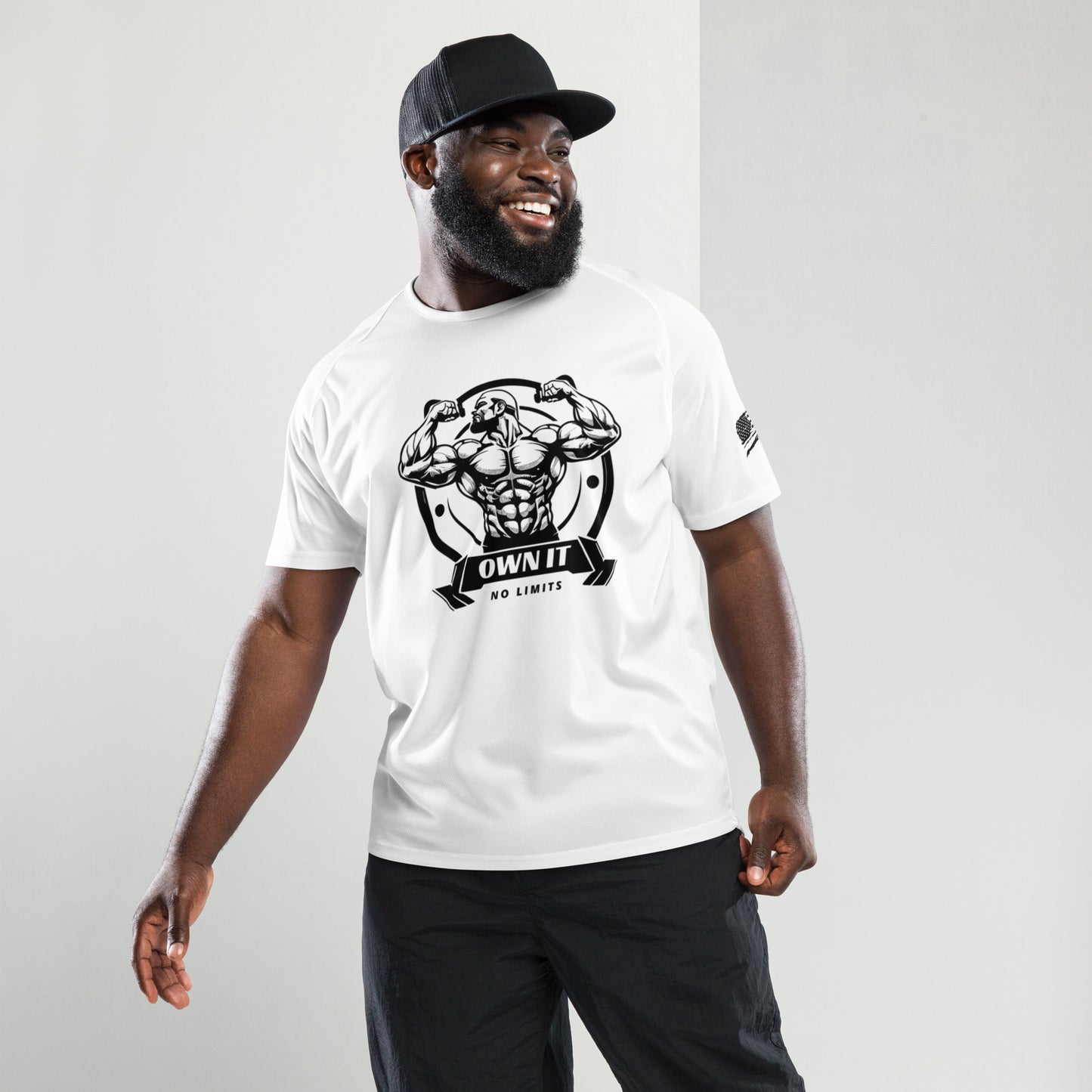 Men's Weightlifting Jersey - Own It, No Limits Sportswear -