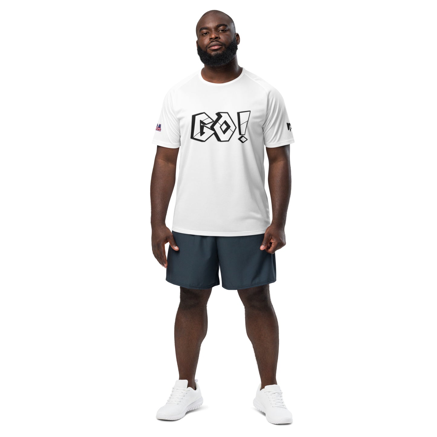 Men's Fitness Sport Jersey- Go! -