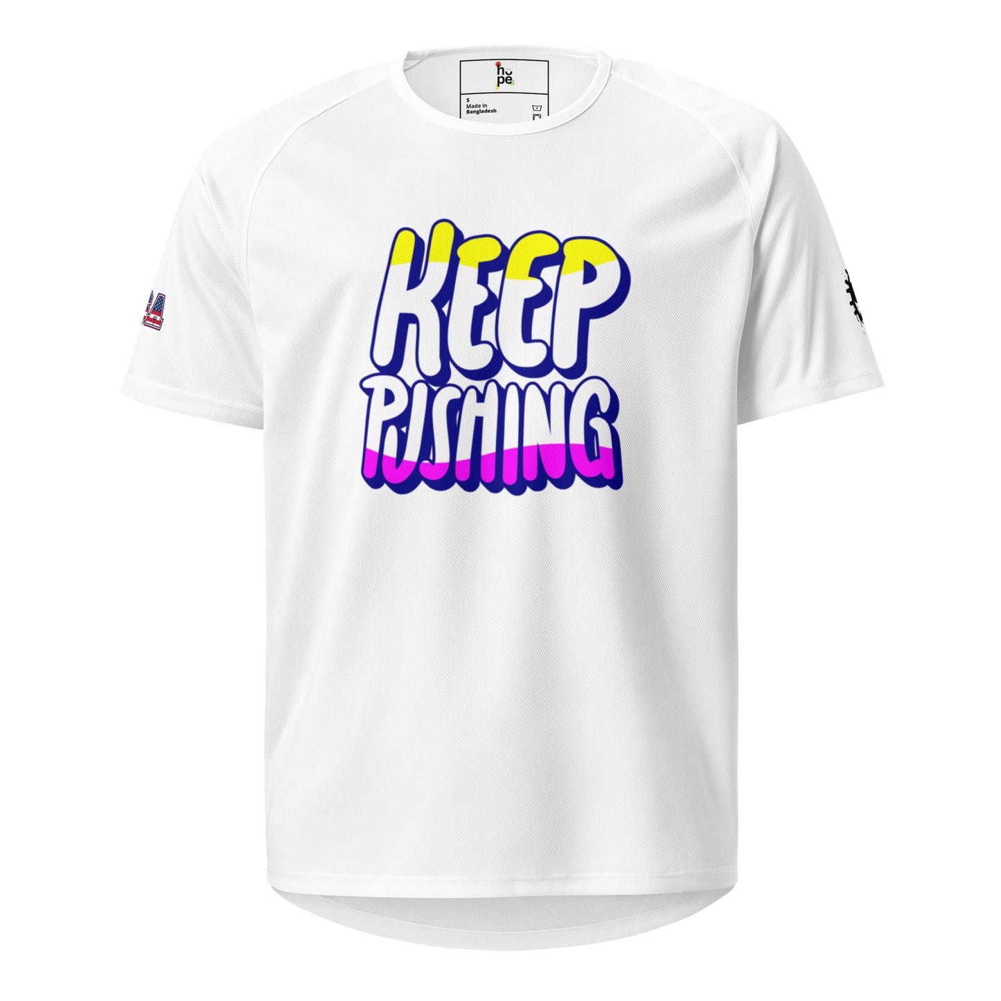 Women's Sport Jersey-Keep Pushing -