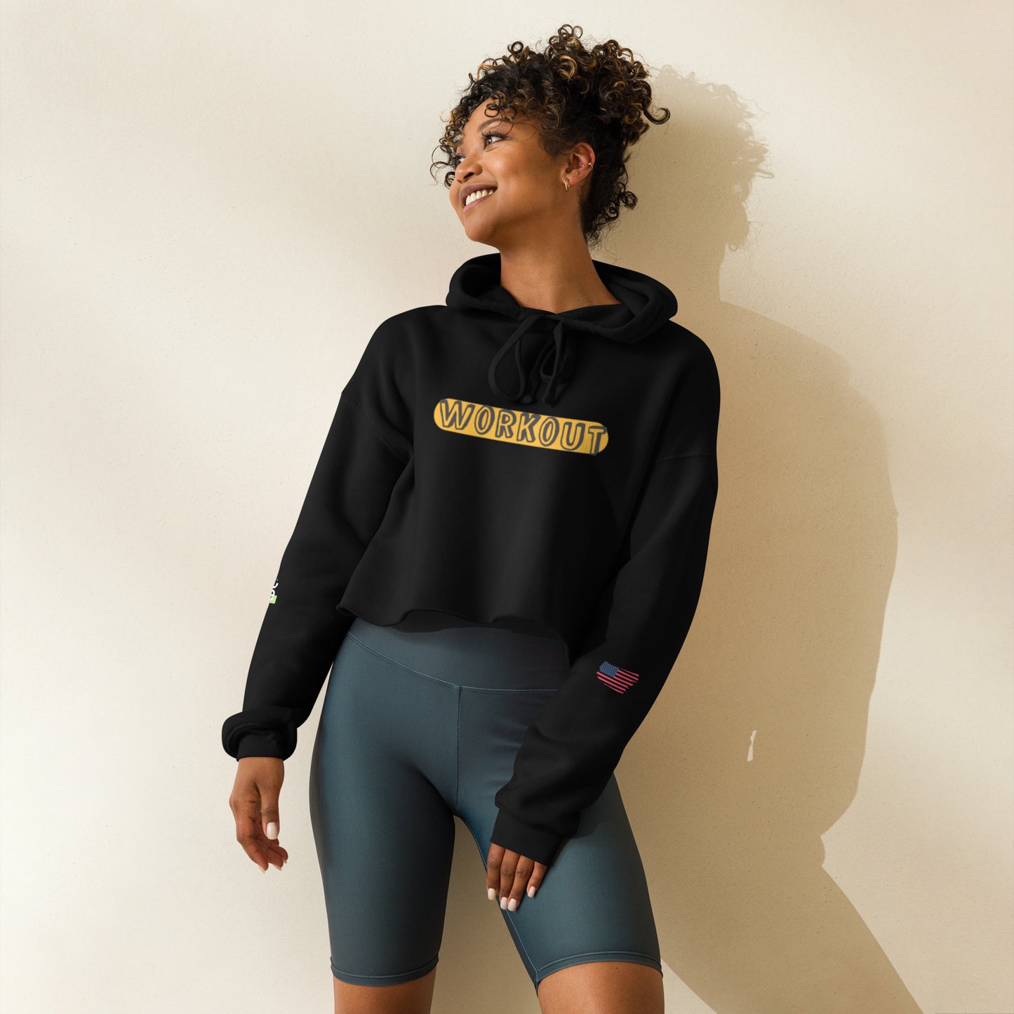 Crop Hoodie- Workout -