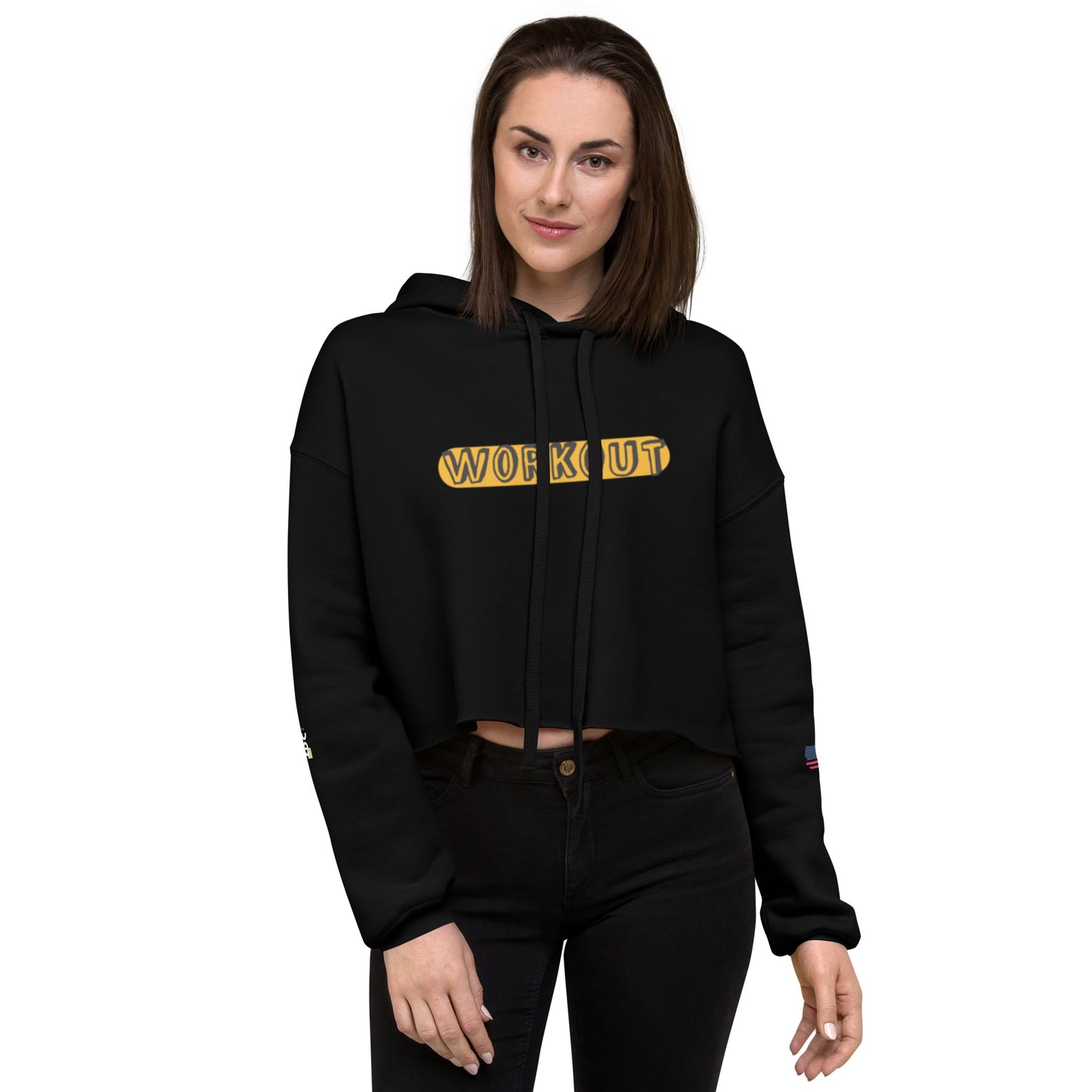 Crop Hoodie- Workout -