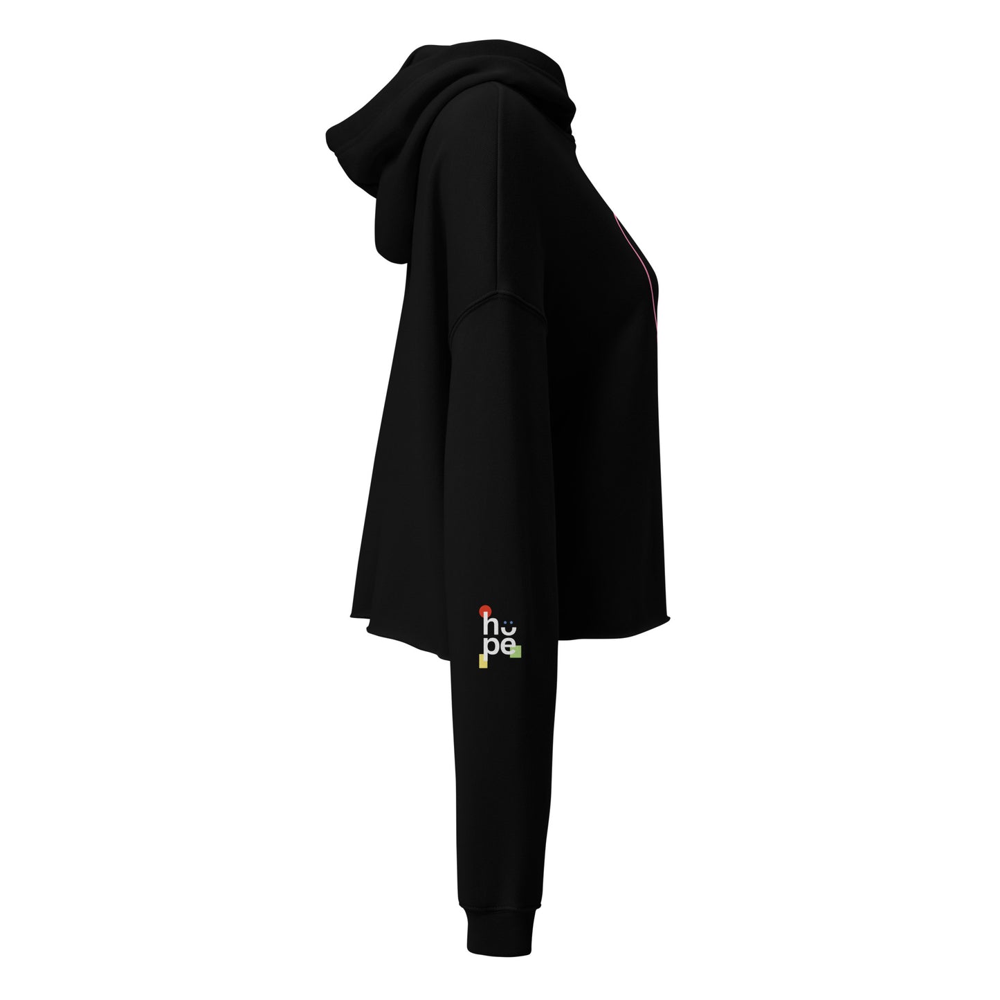 Women's Crop Hoodie- Workout Love -