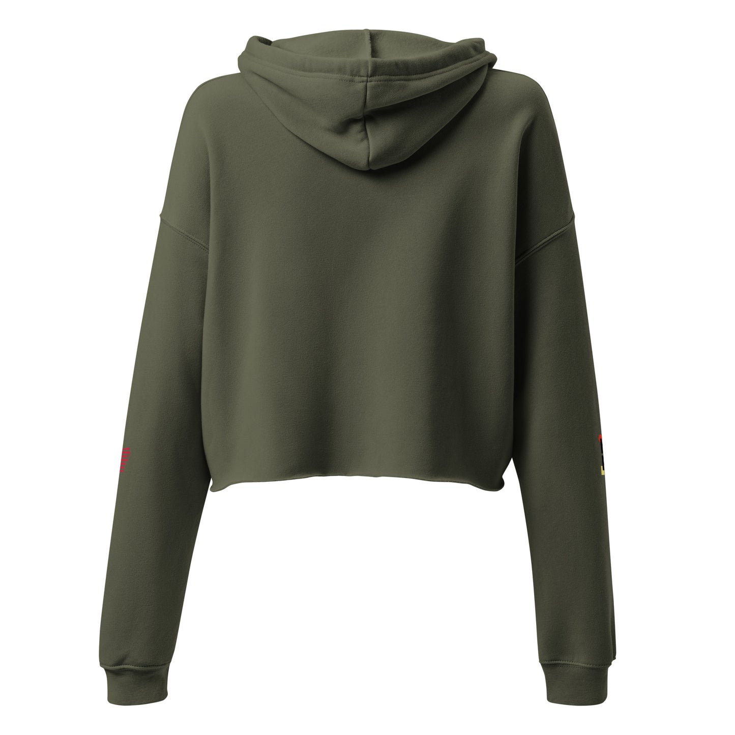 Women's Crop Hoodie- Live, Love, Yoga -