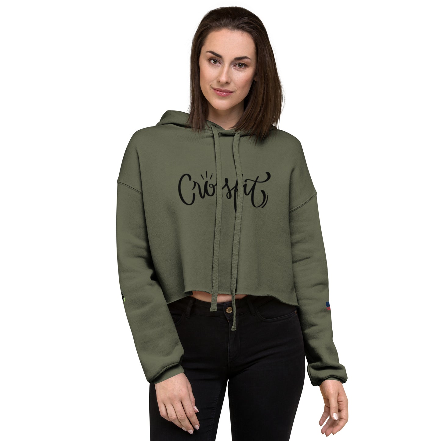 Women's Crop Hoodie- CrossFit -