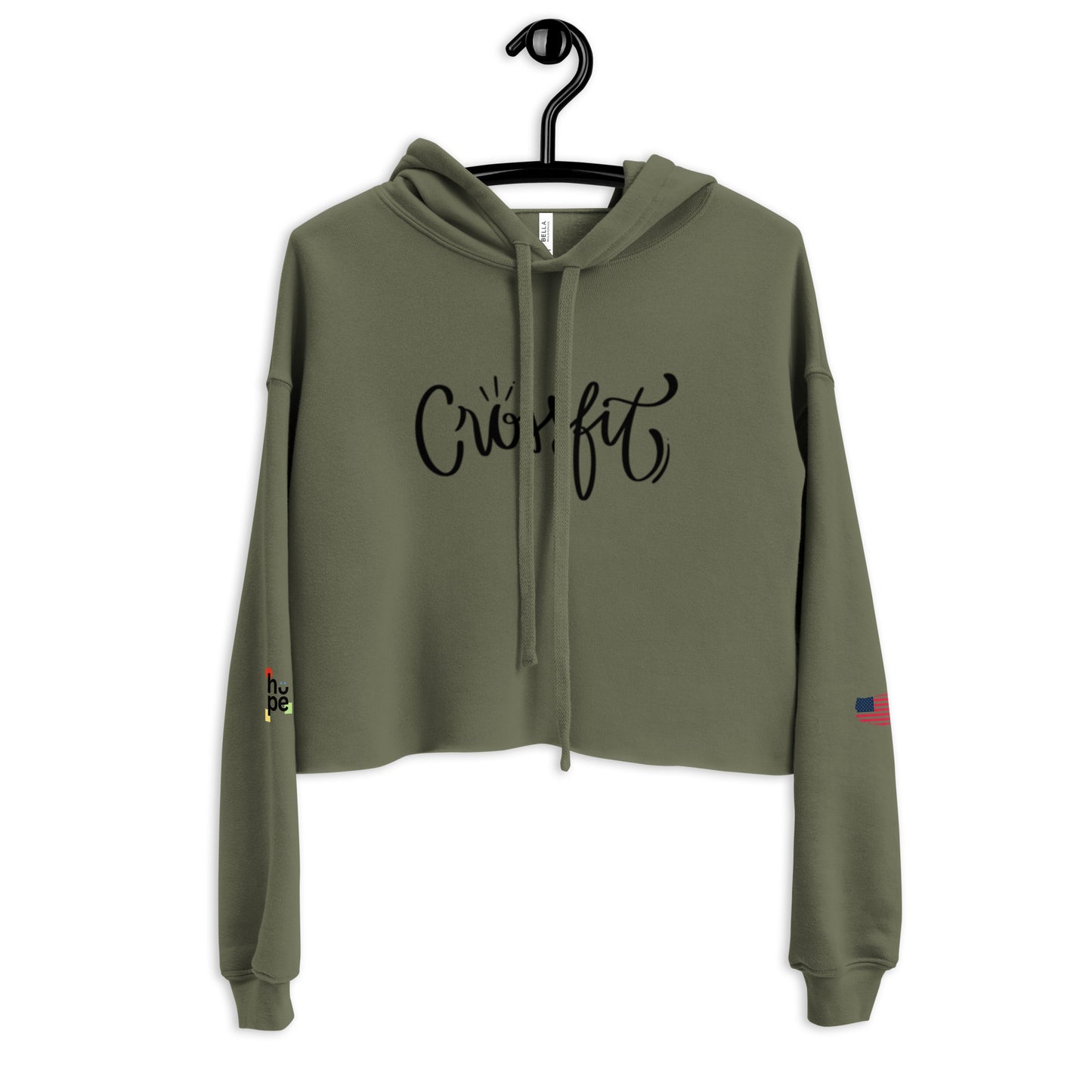 Women's Crop Hoodie- CrossFit -
