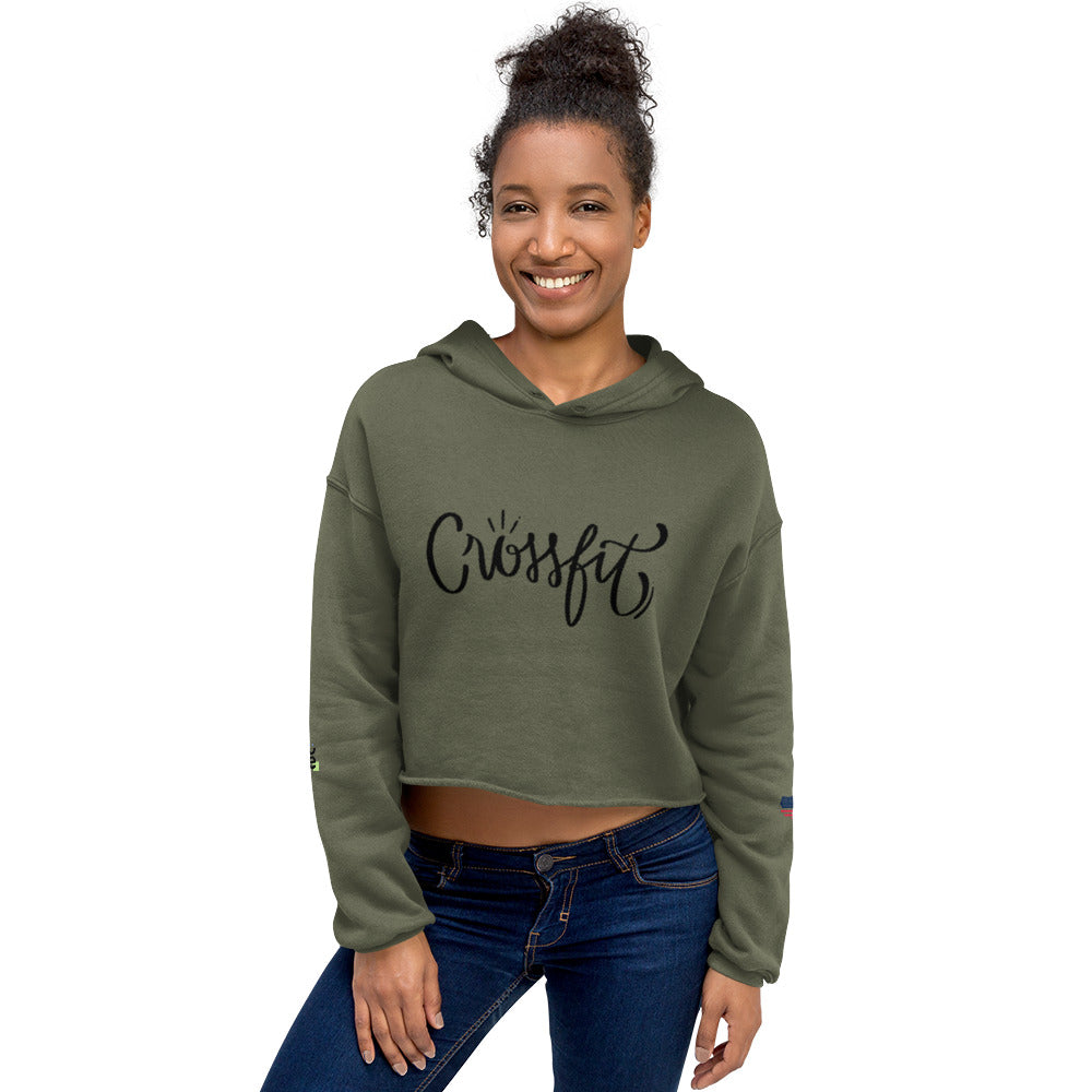 Women's Crop Hoodie- CrossFit -