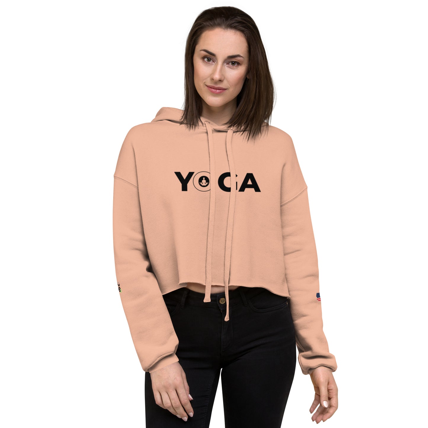 Women's Crop Hoodie- Yoga -