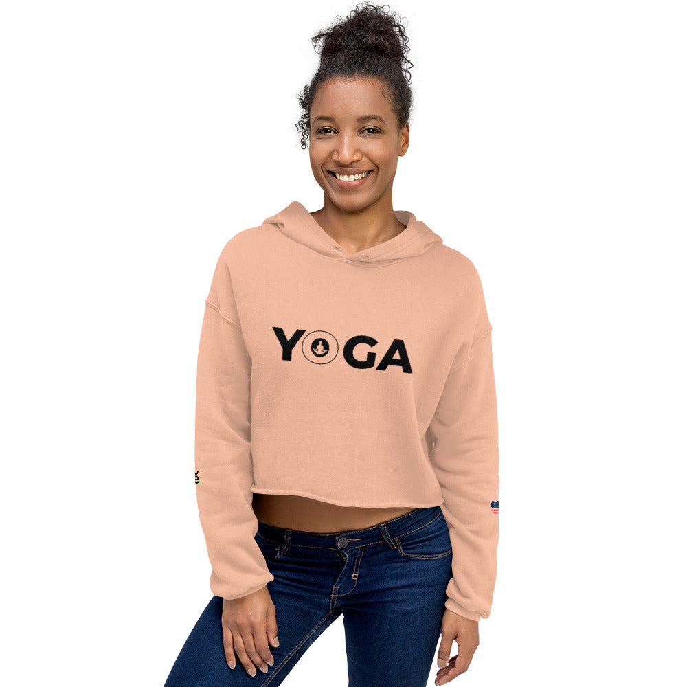 Women's Crop Hoodie- Yoga -