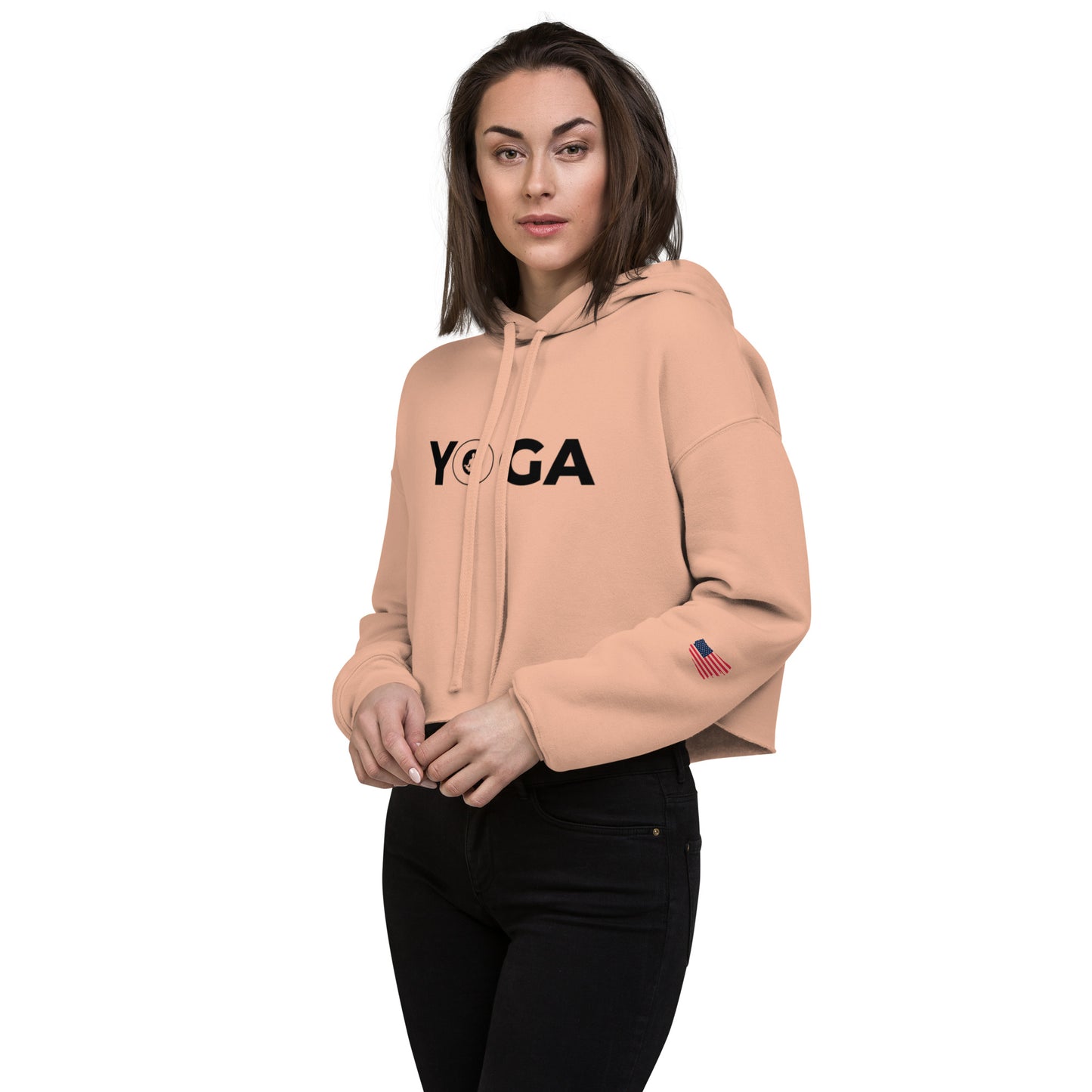 Women's Crop Hoodie- Yoga -