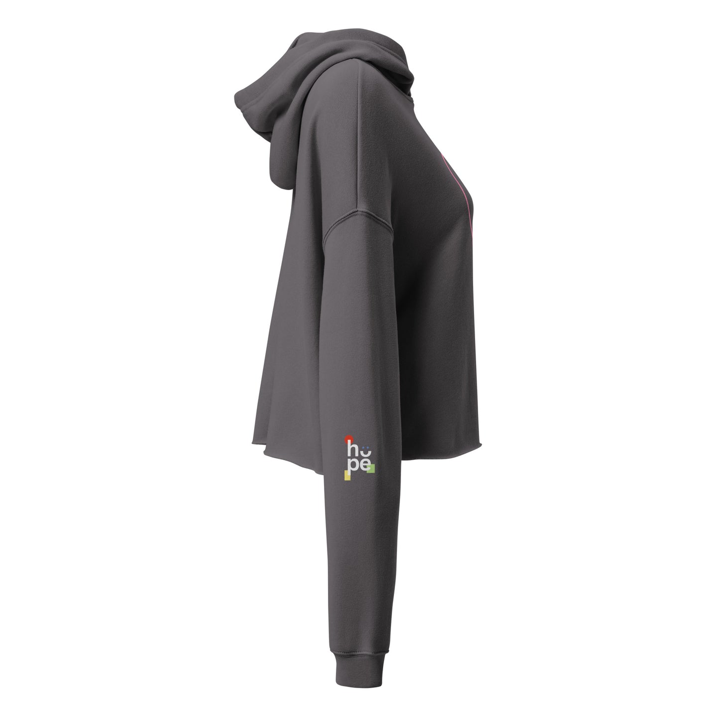 Women's Crop Hoodie- Workout Love -