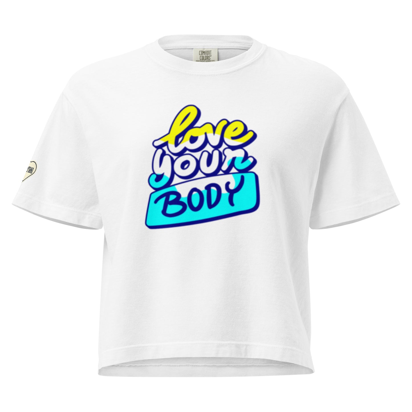Women’s Heavyweight Boxy Tee for Women - Love Your Body Gym Wear