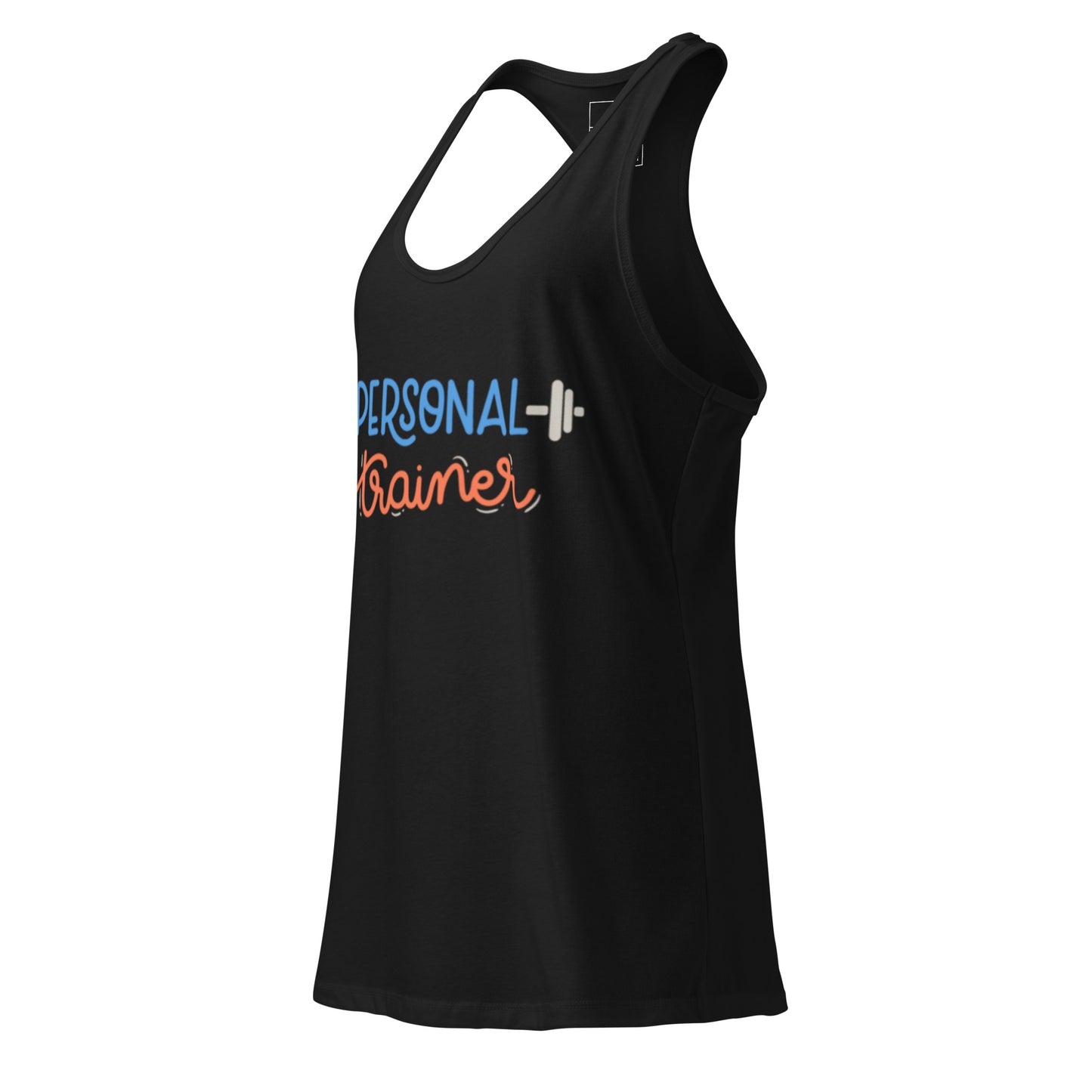 Women's Fitted Tank Top - Personal Trainer Racerback Design -