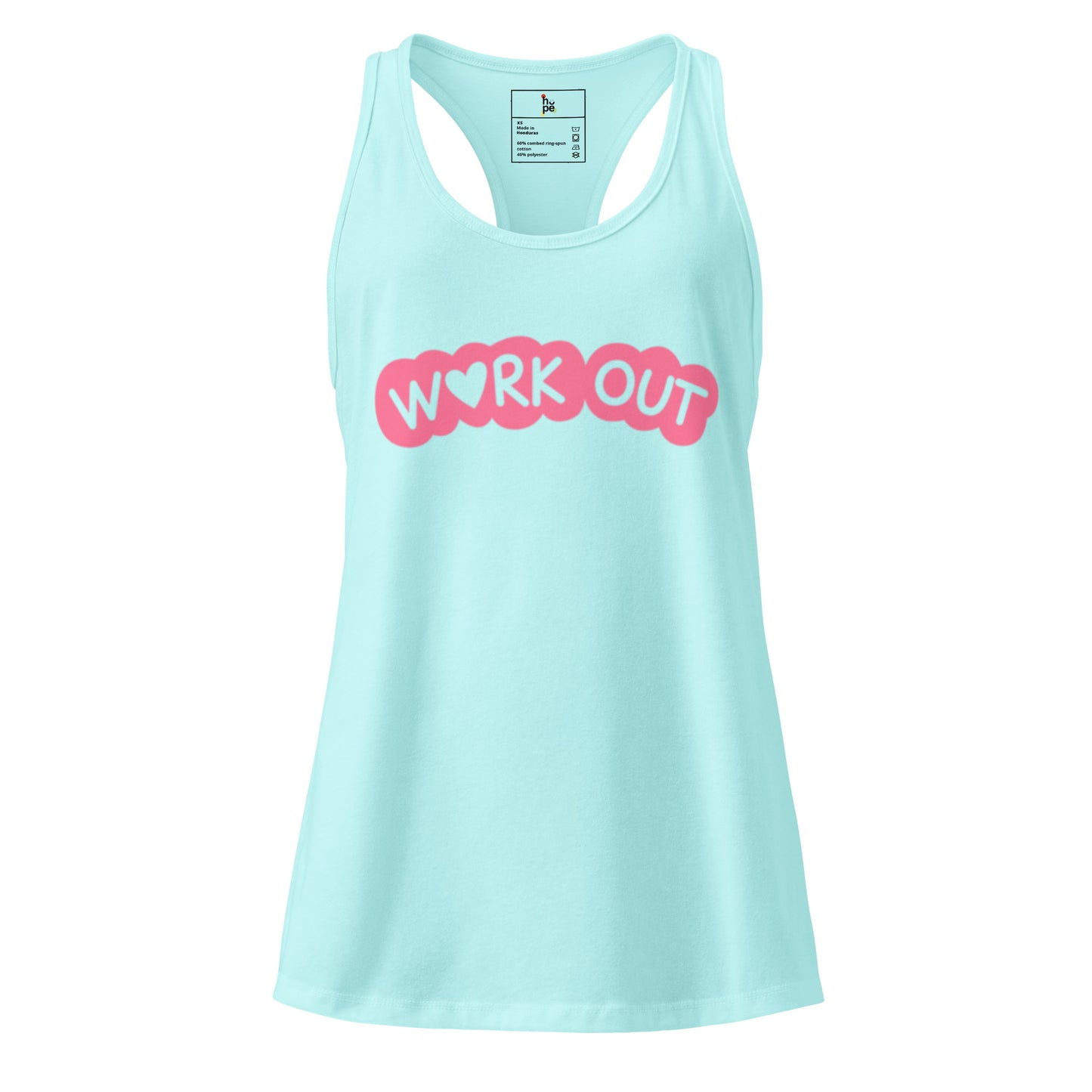 Women's Workout Tank Top - Fitted Racerback for Active Lifestyles -
