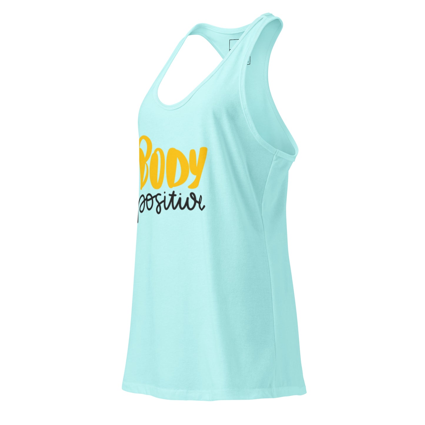 Women's Fitted Racerback Tank Top - Body Positive Style -