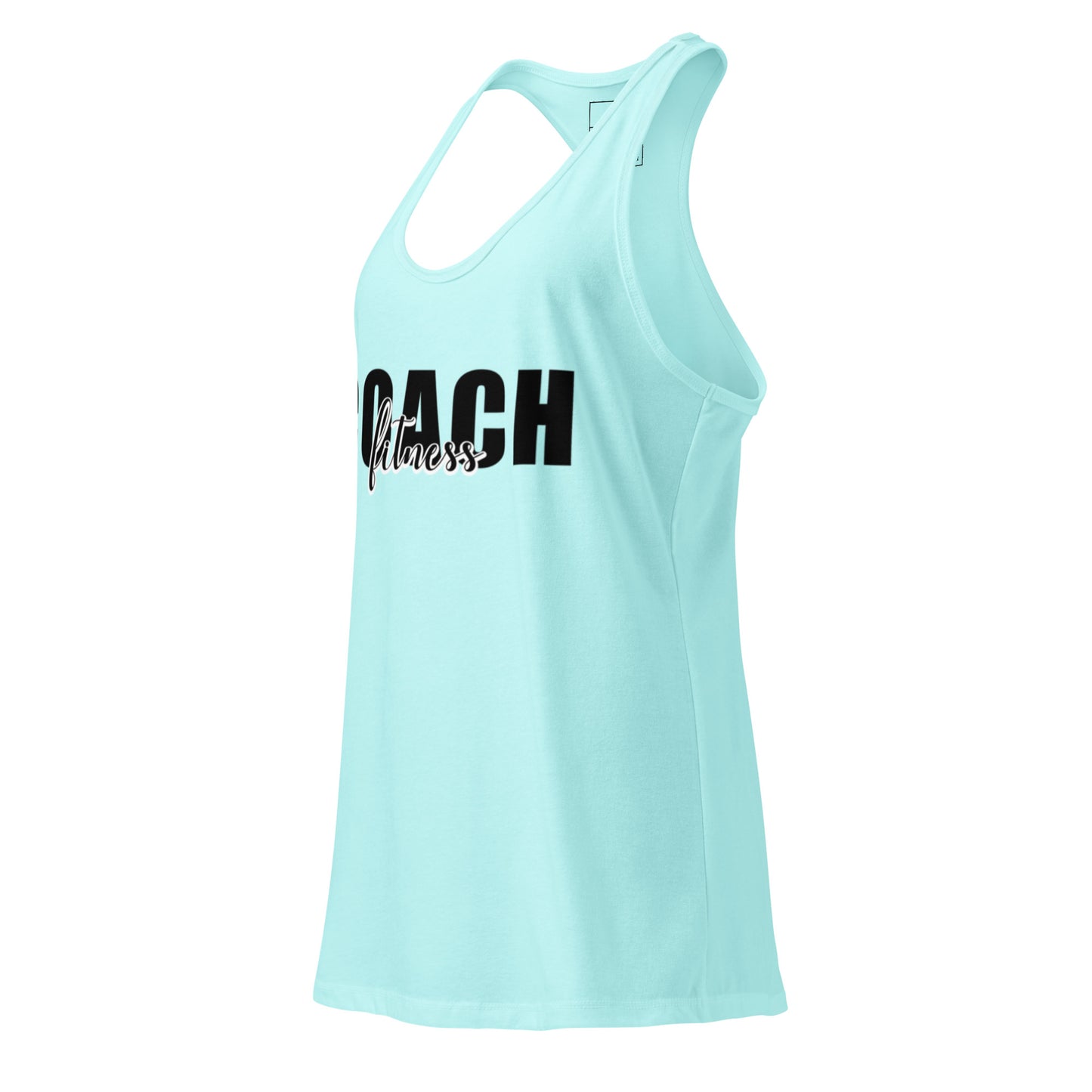 Women’s Fitted Racerback Tank Top - Perfect Women's Fitness Tank Top for Coaches and Athletes -