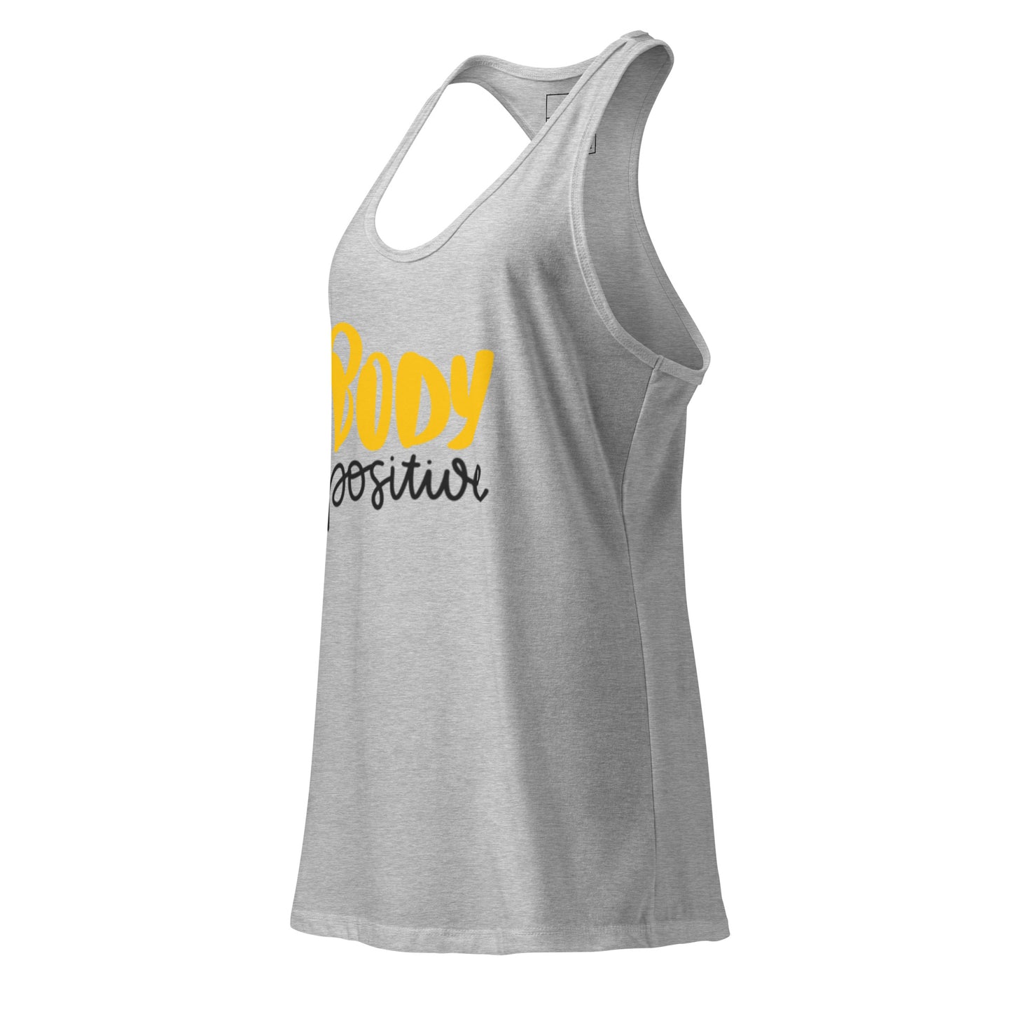 Women's Fitted Racerback Tank Top - Body Positive Style -