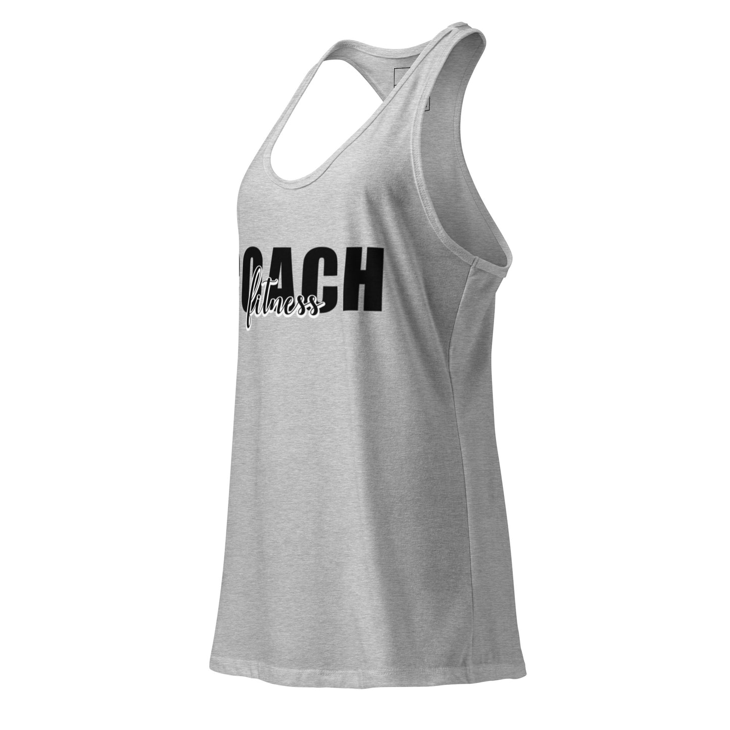 Women’s Fitted Racerback Tank Top - Perfect Women's Fitness Tank Top for Coaches and Athletes -