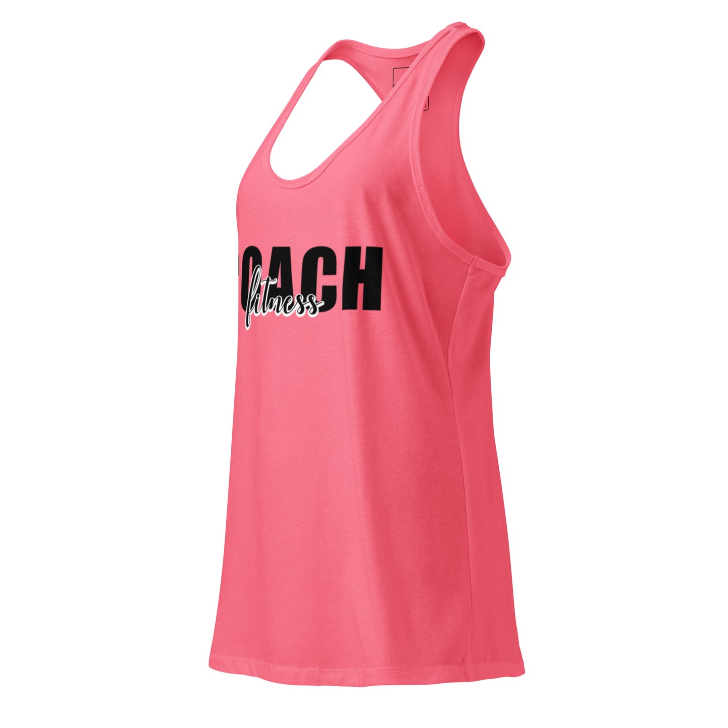 Women’s Fitted Racerback Tank Top - Perfect Women's Fitness Tank Top for Coaches and Athletes -