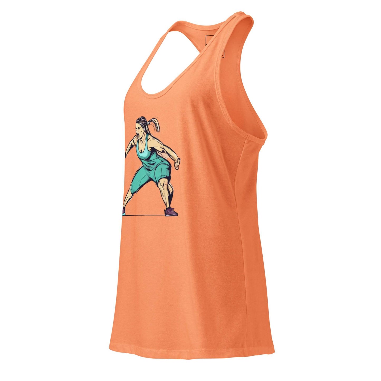 Women’s fitted Racerback Tank Top-Performance -