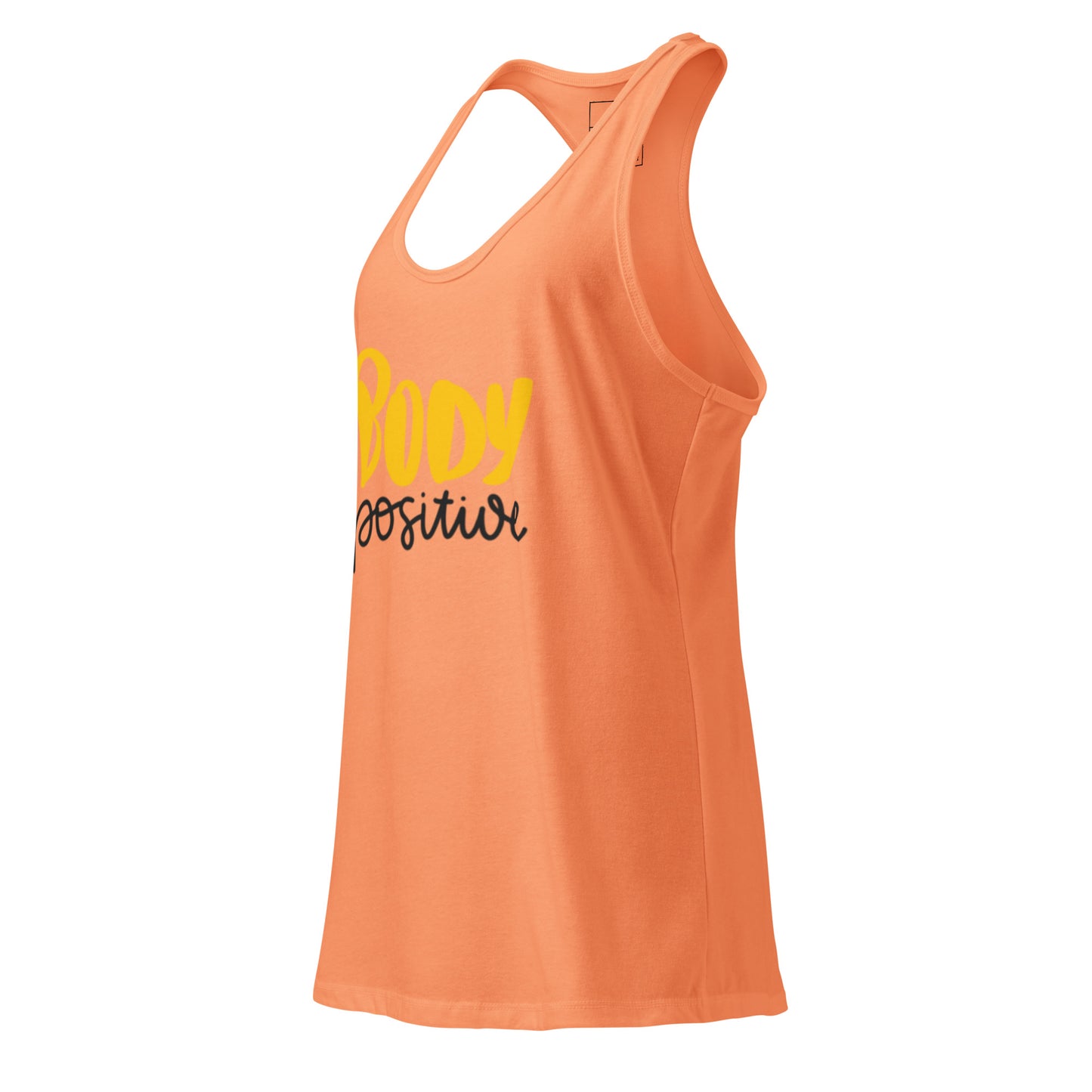 Women's Fitted Racerback Tank Top - Body Positive Style -