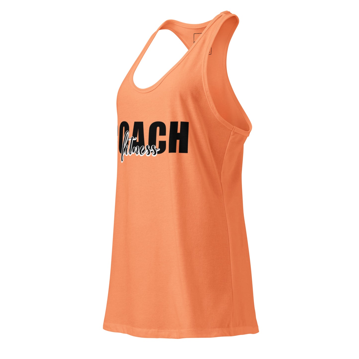 Women’s Fitted Racerback Tank Top - Perfect Women's Fitness Tank Top for Coaches and Athletes -