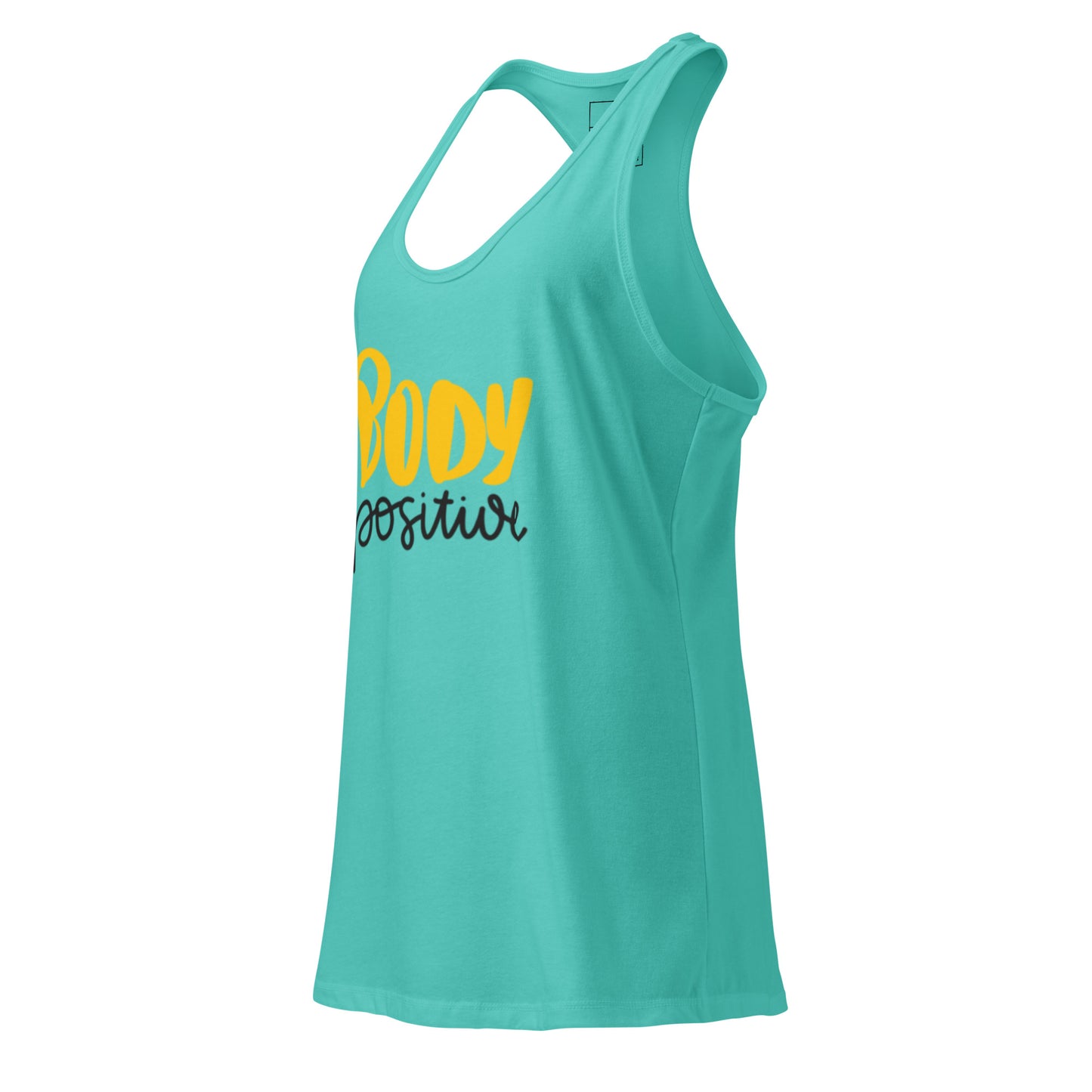 Women's Fitted Racerback Tank Top - Body Positive Style -