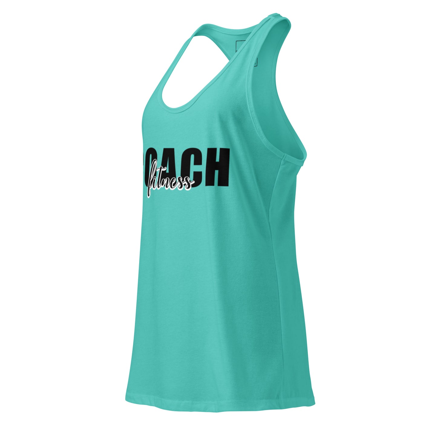 Women’s Fitted Racerback Tank Top - Perfect Women's Fitness Tank Top for Coaches and Athletes -