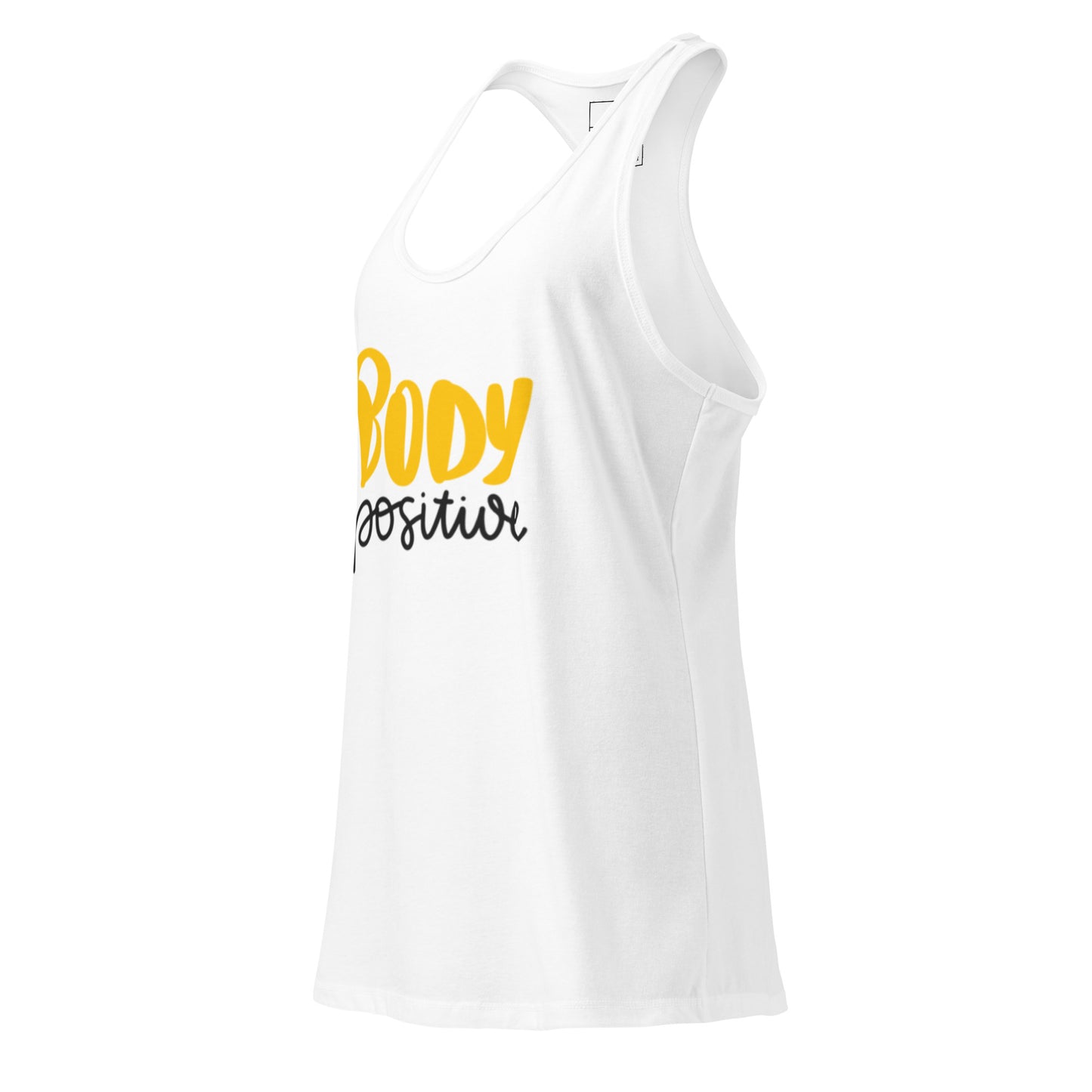 Women's Fitted Racerback Tank Top - Body Positive Style -