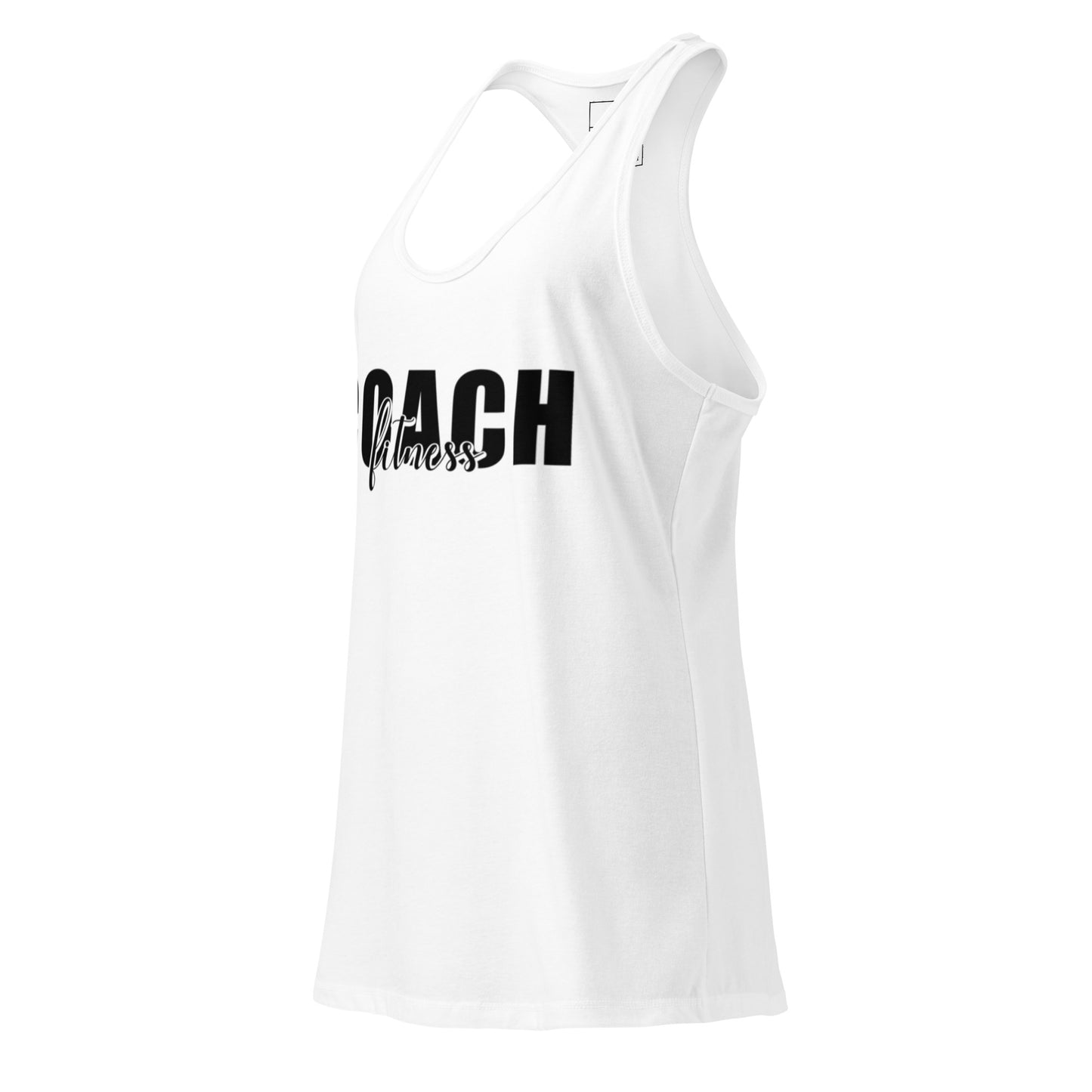 Women’s Fitted Racerback Tank Top - Perfect Women's Fitness Tank Top for Coaches and Athletes -