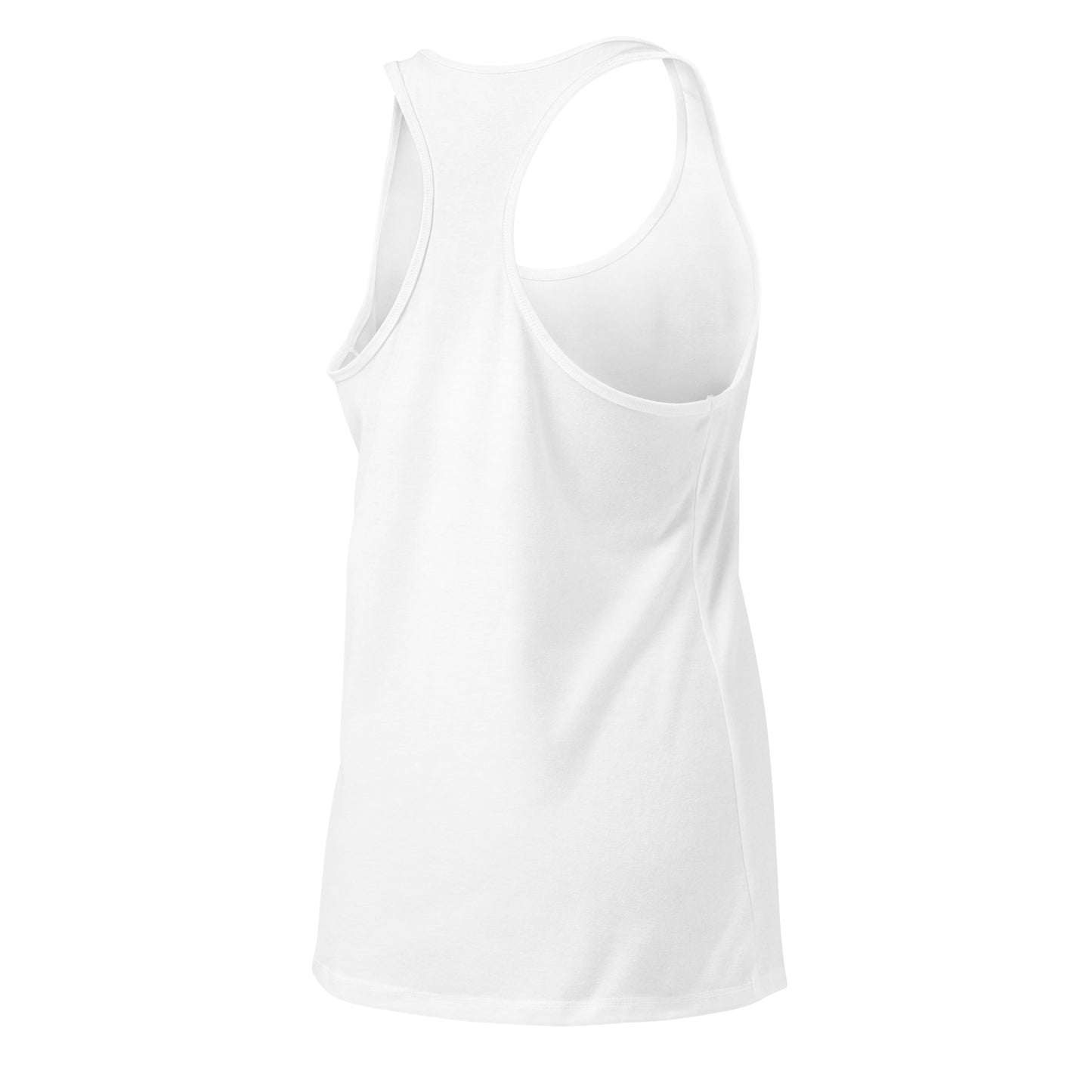 Women's Racerback Tank Top - Fitted Chaise Pain Design -
