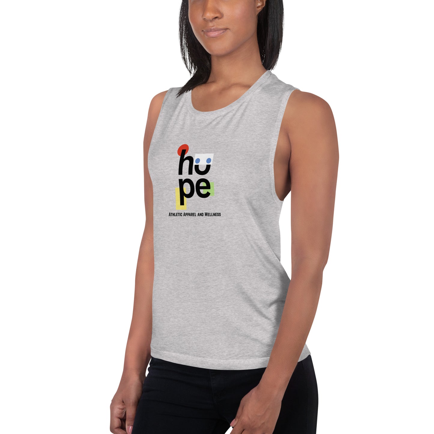Women's Muscle Tank Top - Fitness Gym Workout Tank for Women
