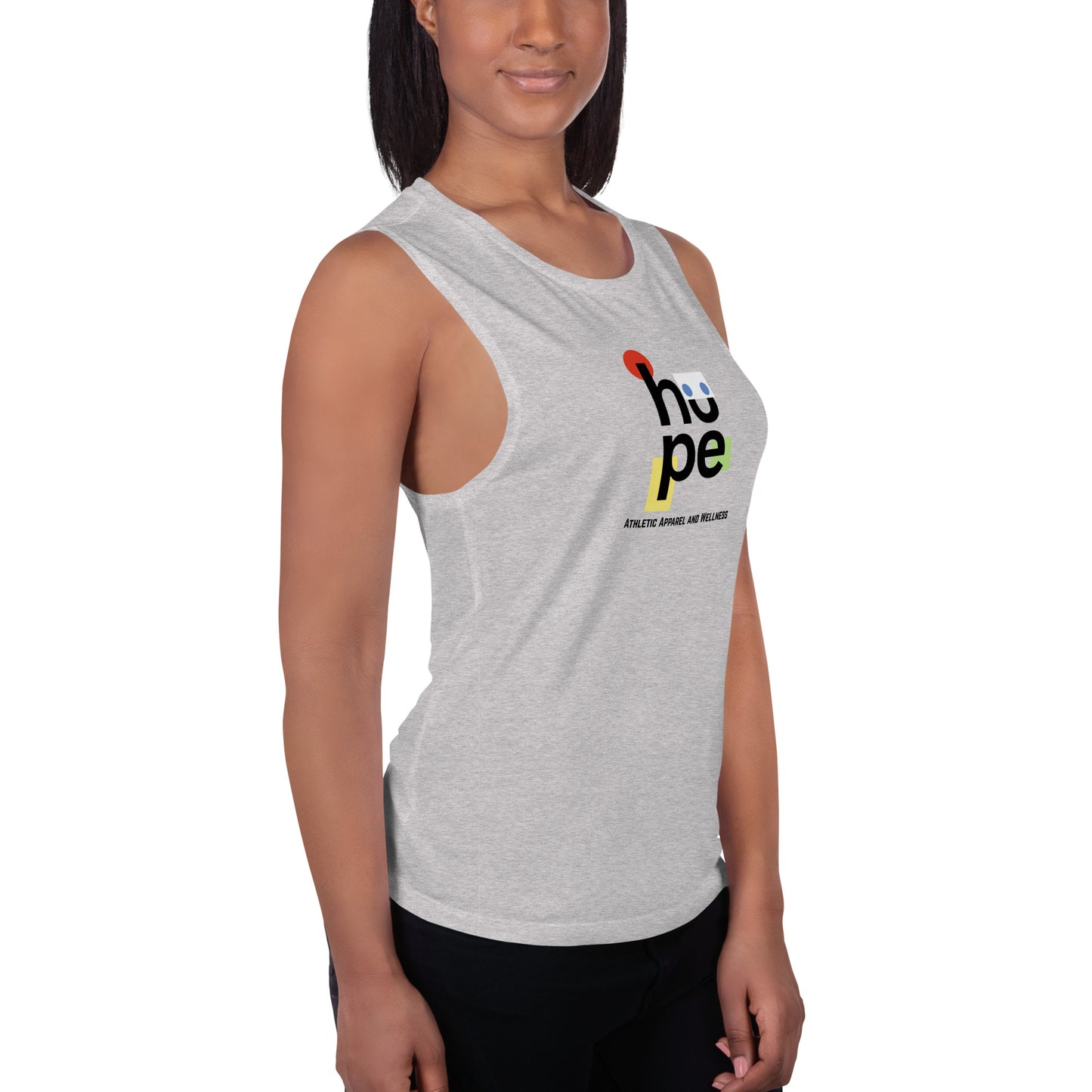 Women's Muscle Tank Top - Fitness Gym Workout Tank for Women