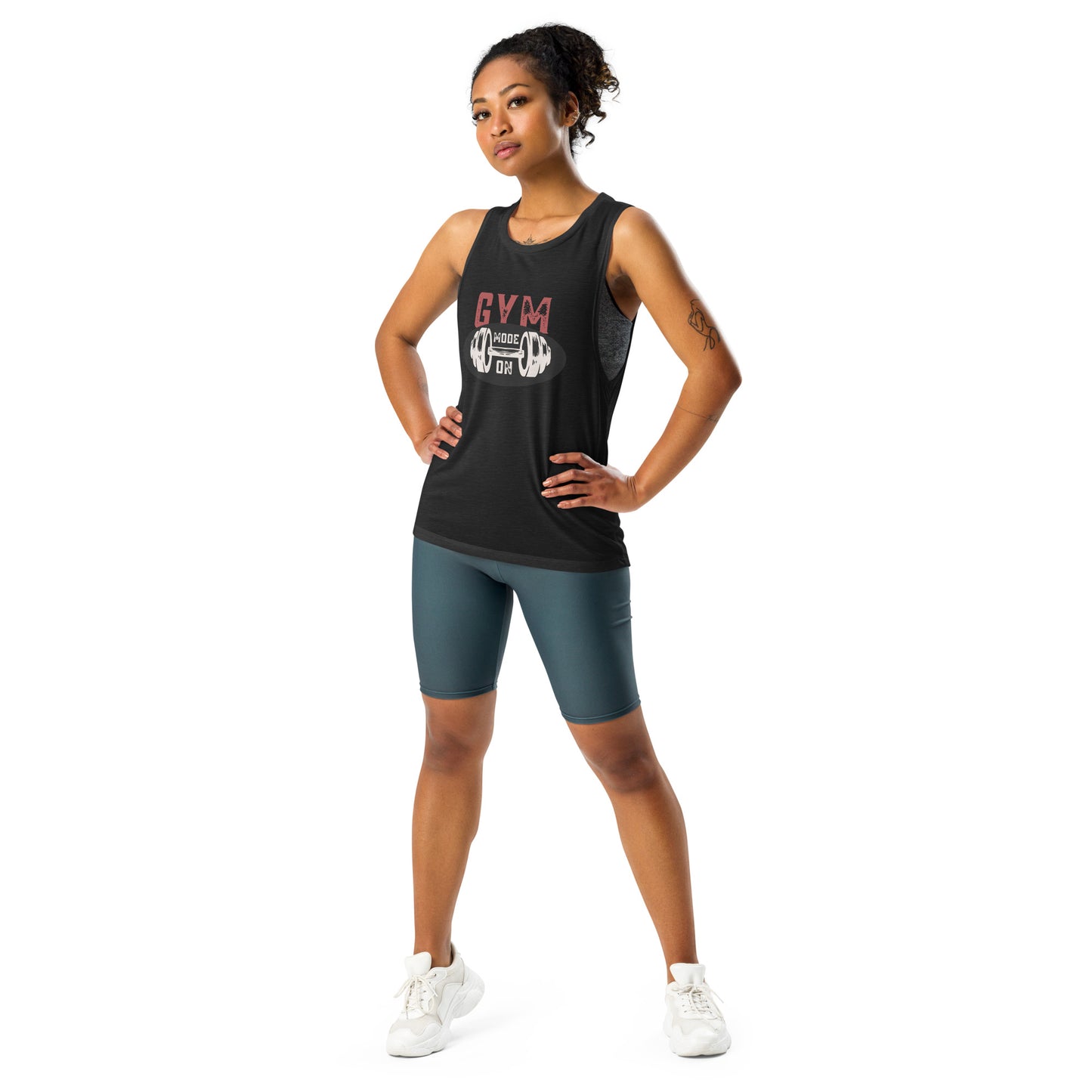 Ladies' Muscle Tank Gym Mode On - Fitness Workout Apparel