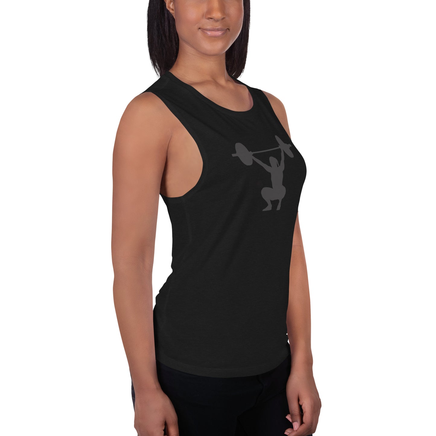 Ladies' Muscle Tank for Weight Lifting - Fitness Gym Workout Tank Top