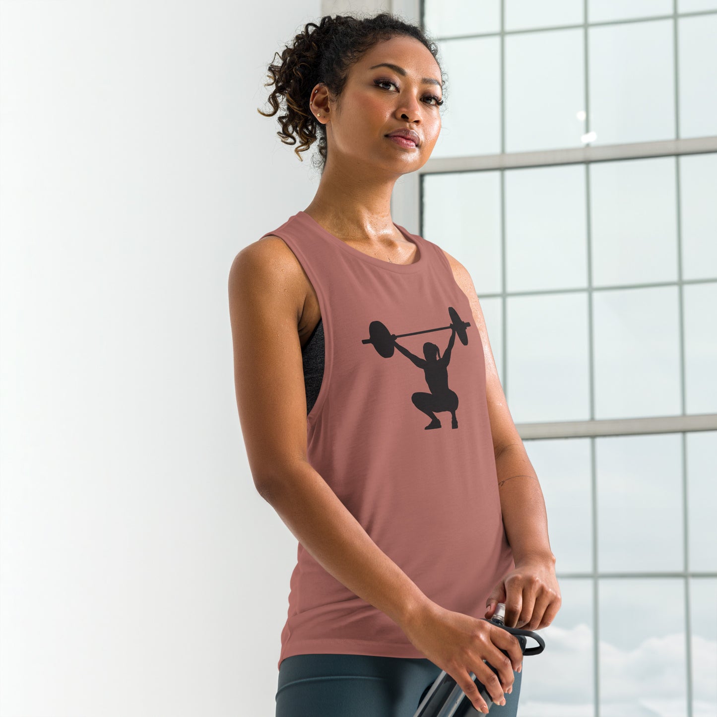 Ladies' Muscle Tank for Weight Lifting - Fitness Gym Workout Tank Top