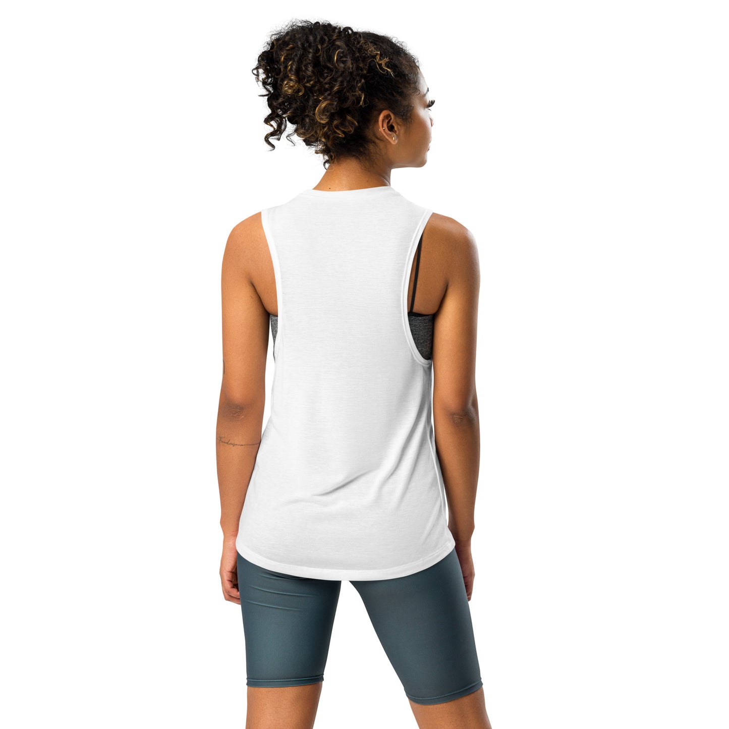 Ladies' Muscle Tank Heart Weightlifting - Fitness Gym Apparel