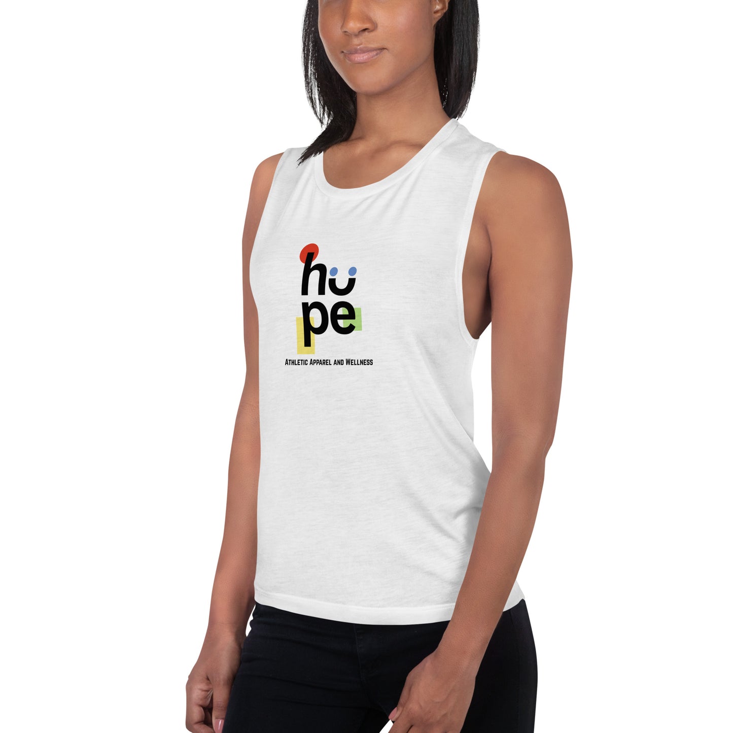 Women's Muscle Tank Top - Fitness Gym Workout Tank for Women
