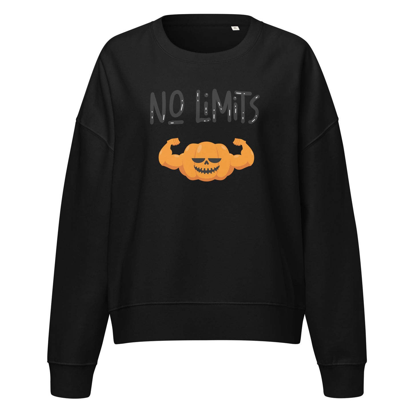 Women's Organic Sweatshirt - No Limits Halloween Edition for Eco-Friendly Style -