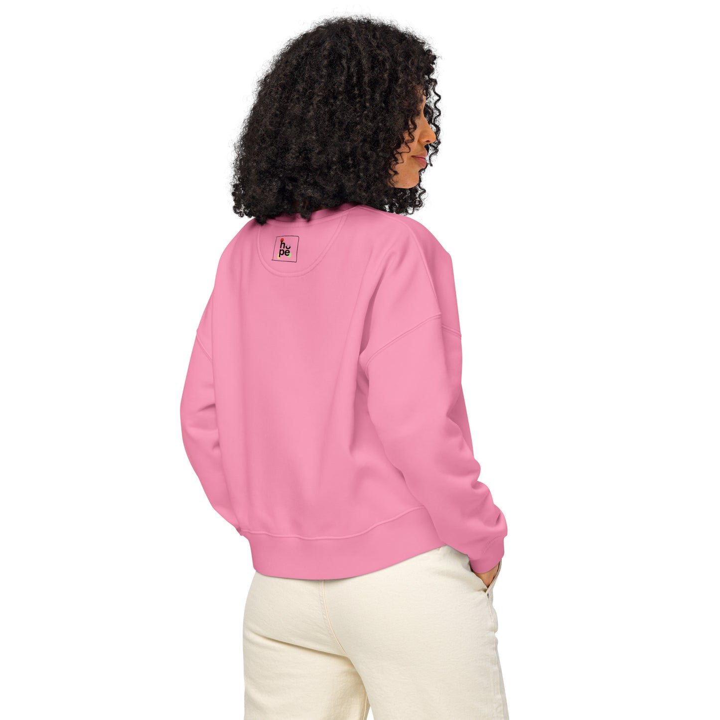 Women’s Organic Sweatshirt - I Can, I Will Crew Neck Design -