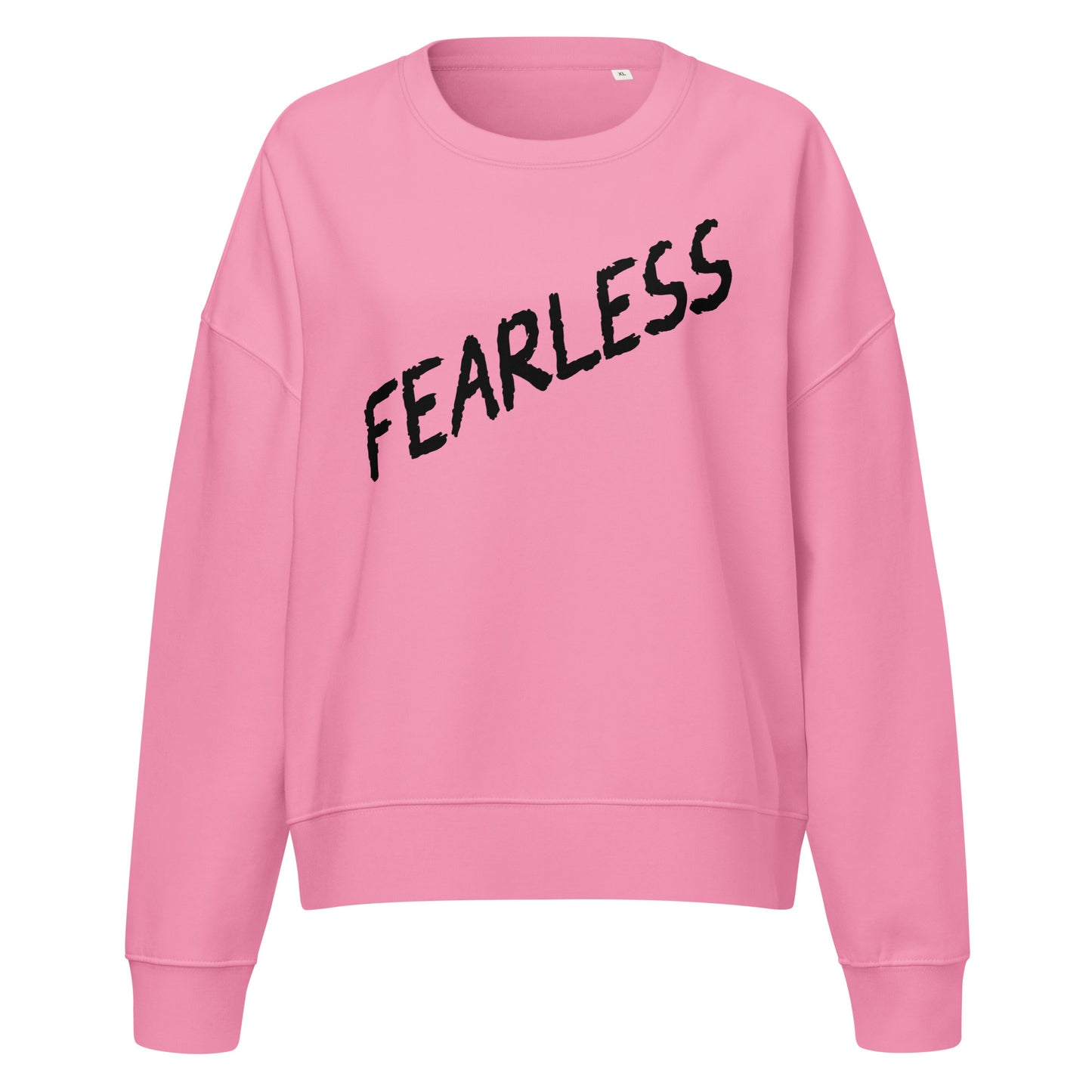Women’s Organic Sweatshirt - Fearless Crew Neck Style -