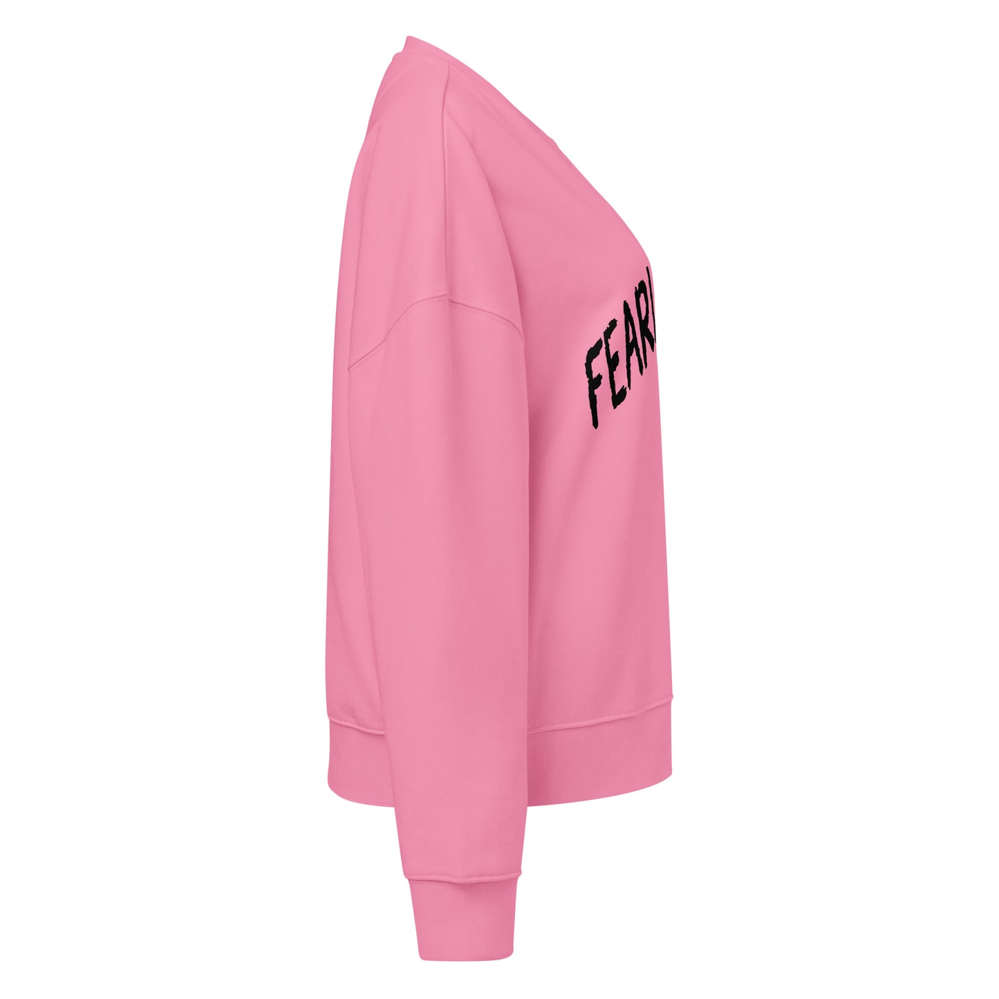 Women’s Organic Sweatshirt - Fearless Crew Neck Style -