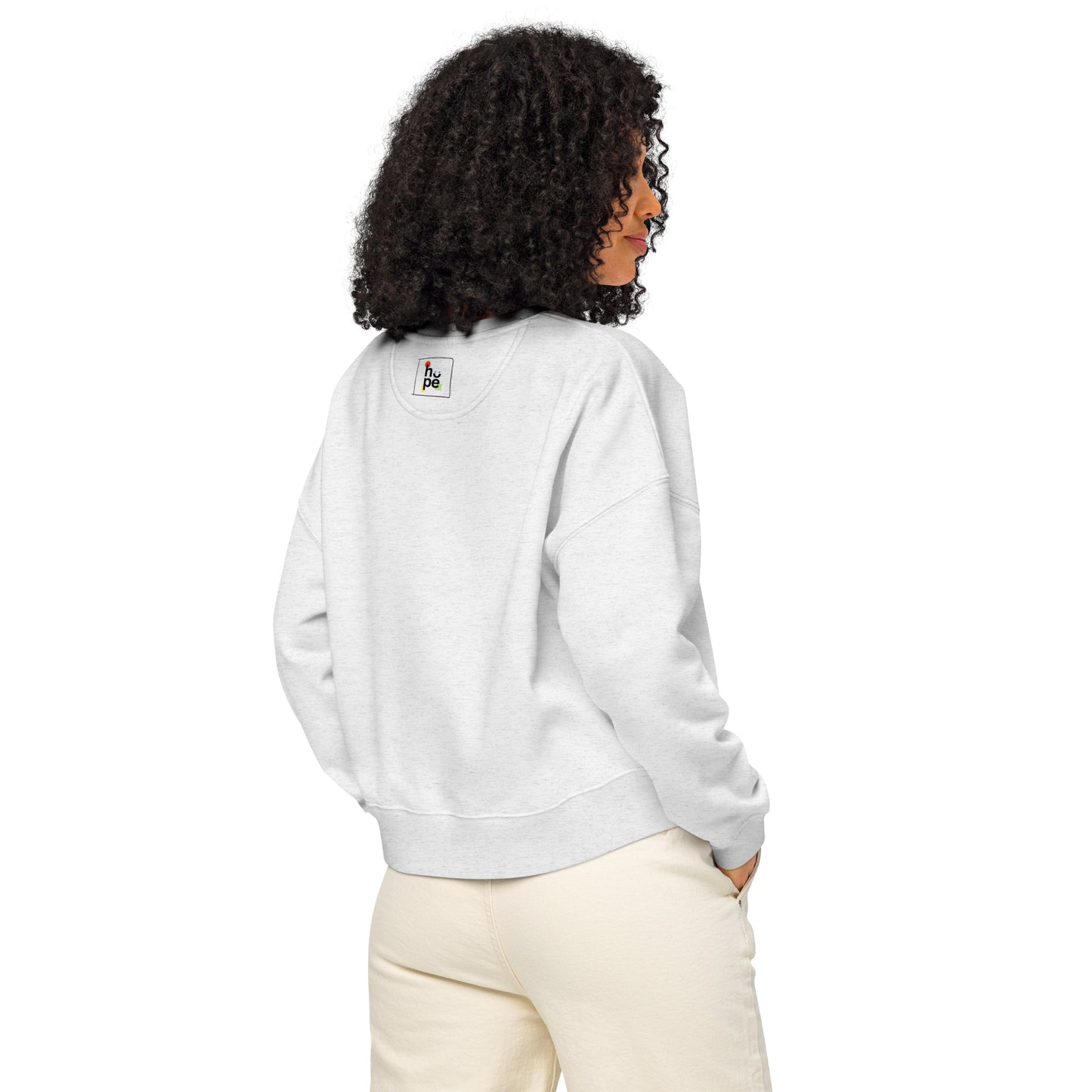 Women’s Organic Sweatshirt - Fearless Crew Neck Style -