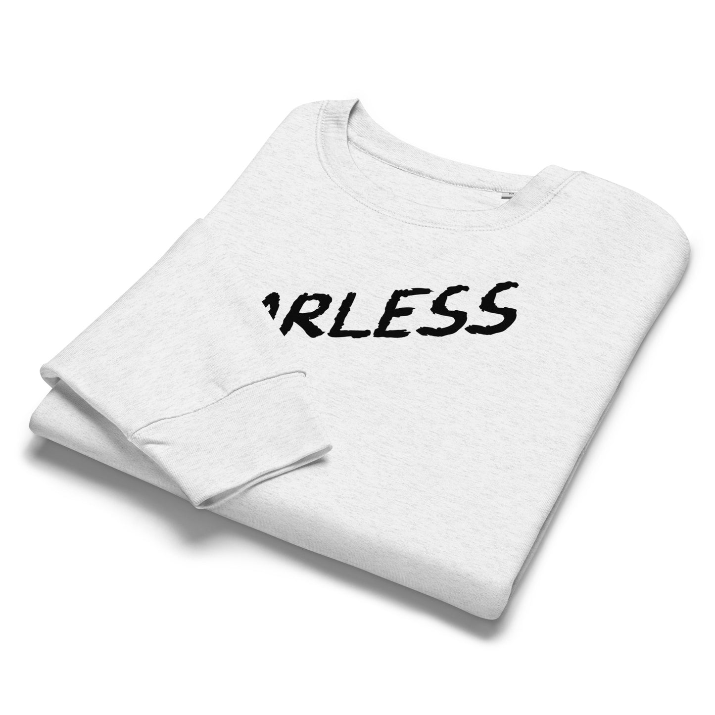 Women’s Organic Sweatshirt - Fearless Crew Neck Style -