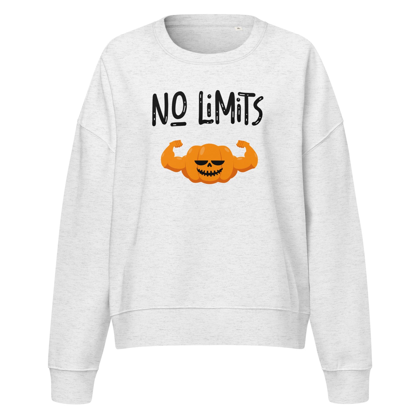 Women's Organic Sweatshirt - No Limits Halloween Edition for Eco-Friendly Style -