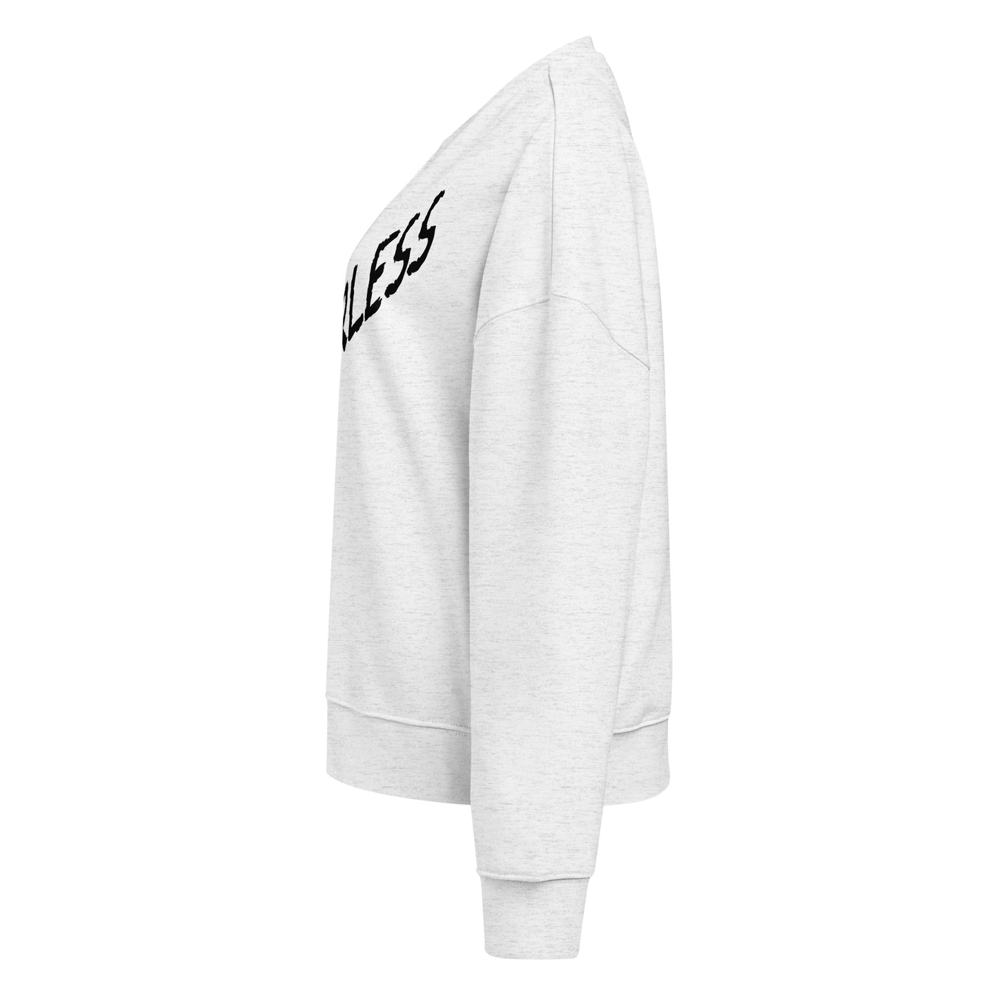 Women’s Organic Sweatshirt - Fearless Crew Neck Style -