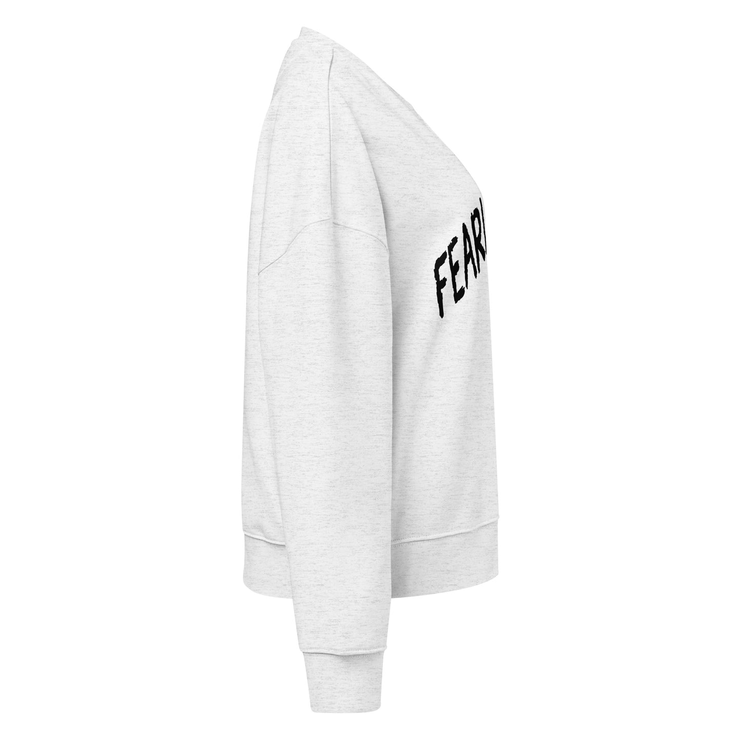 Women’s Organic Sweatshirt - Fearless Crew Neck Style -