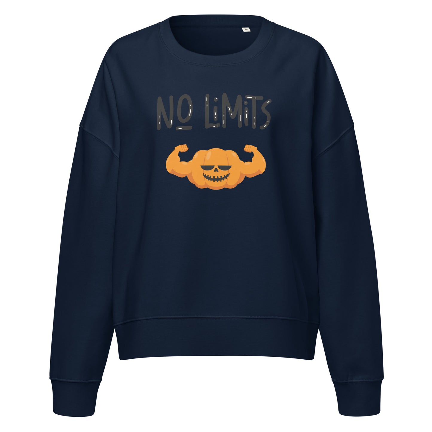 Women's Organic Sweatshirt - No Limits Halloween Edition for Eco-Friendly Style -