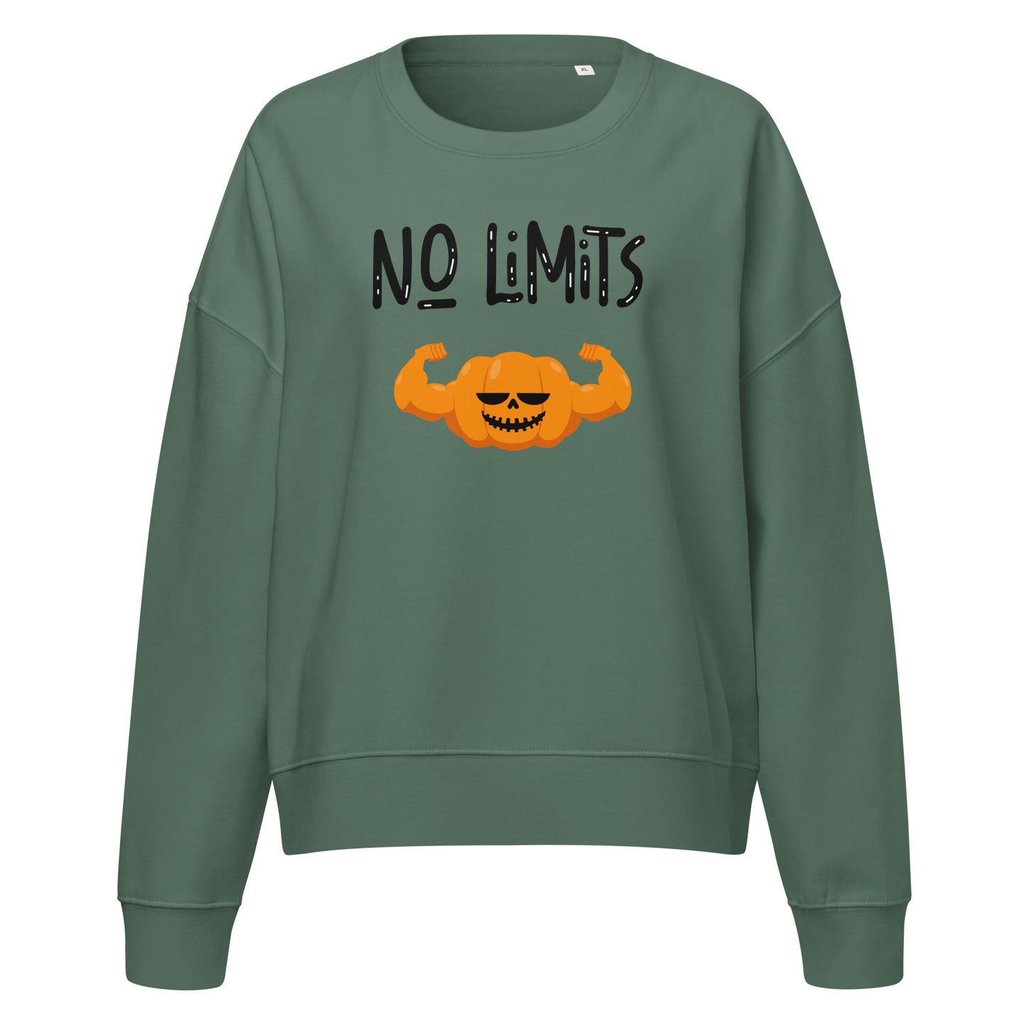 Women's Organic Sweatshirt - No Limits Halloween Edition for Eco-Friendly Style -