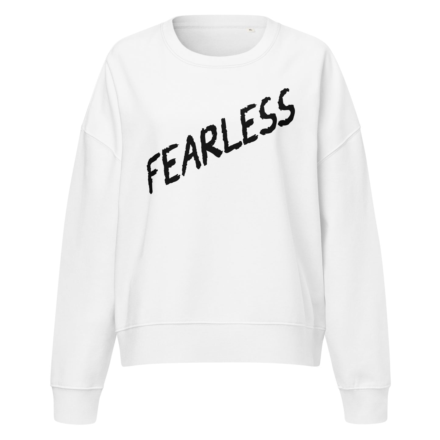 Women’s Organic Sweatshirt - Fearless Crew Neck Style -